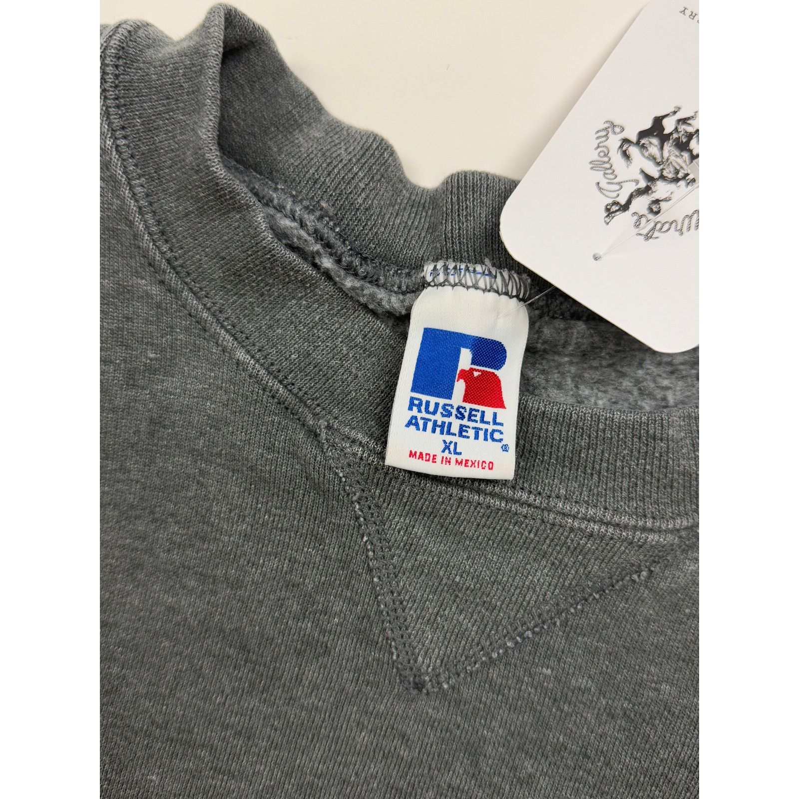 Vintage Vintage Russell Athletic Sweatshirt Size XL Charcoal Gray Size US XL / EU 56 / 4 - 3 Thumbnail