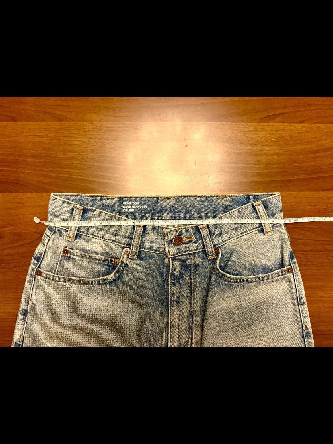 Celine Sz 30 Celine 21SS Distressed Heavy Washed Denim Size US 30 / EU 46 - 6 Thumbnail