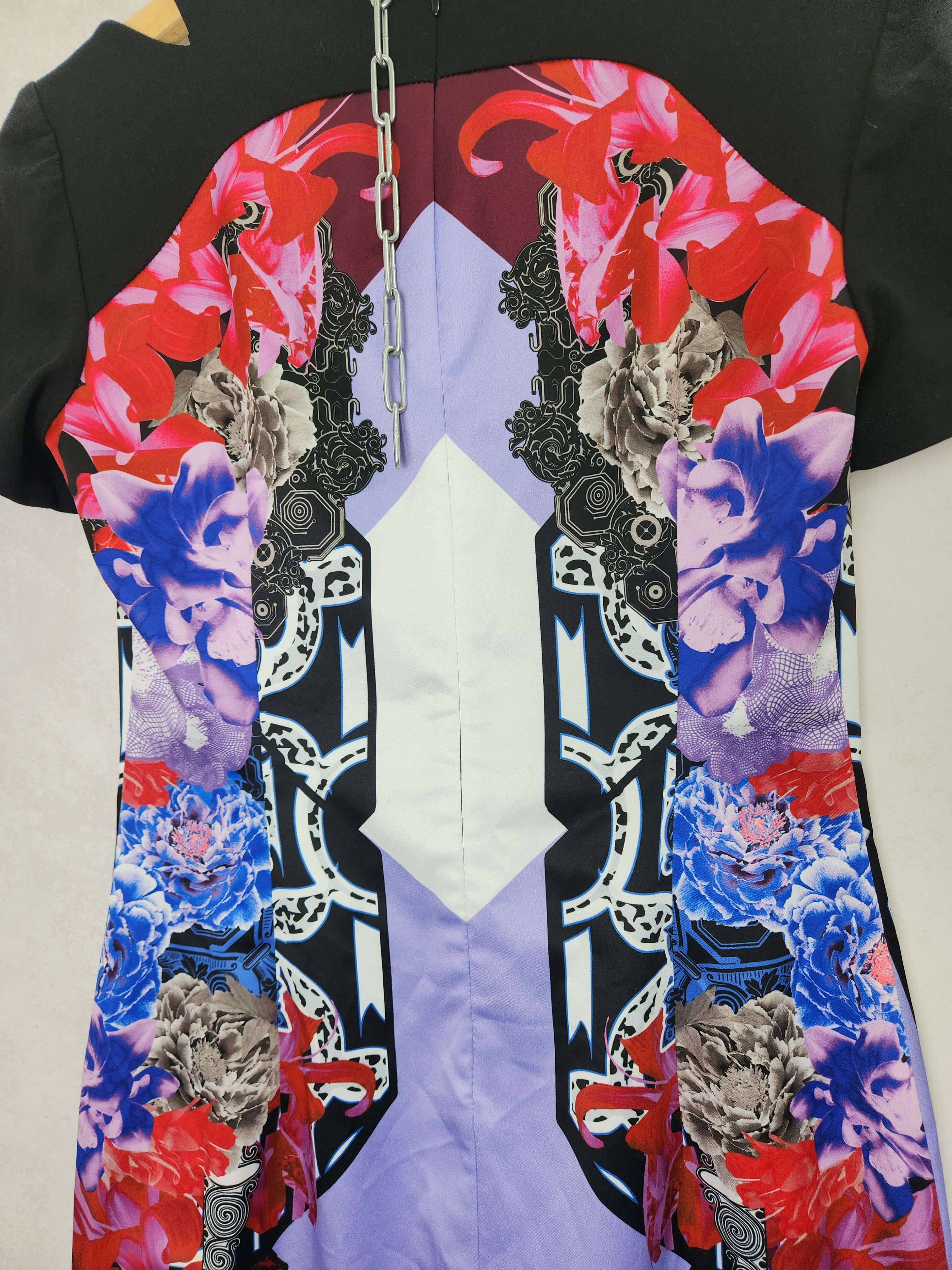 Versace Versace jeans colorfull floral A-line dress Size M / US 6-8 / IT 42-44 - 9 Thumbnail