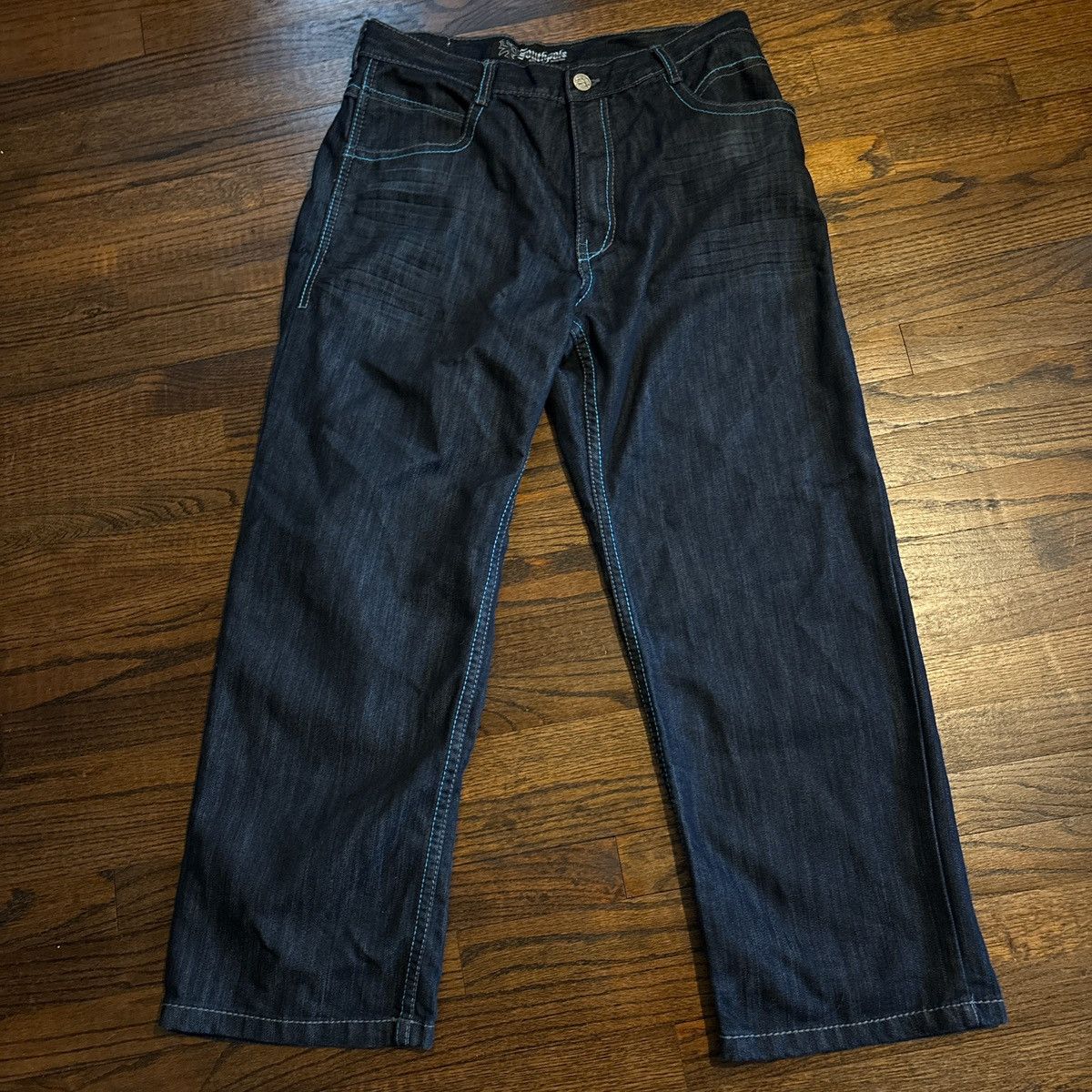 Southpole Vintage baggy Southpole jeans Size US 38 / EU 54 - 2 Thumbnail