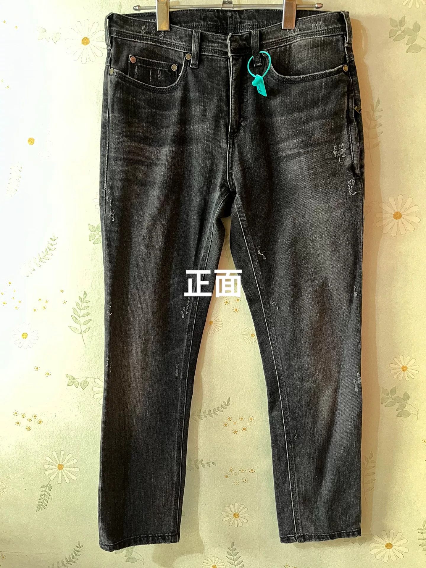 Neil Barrett NEIL BARRETT Men's Gray Denim Jeans Size US 31 - 1 Thumbnail