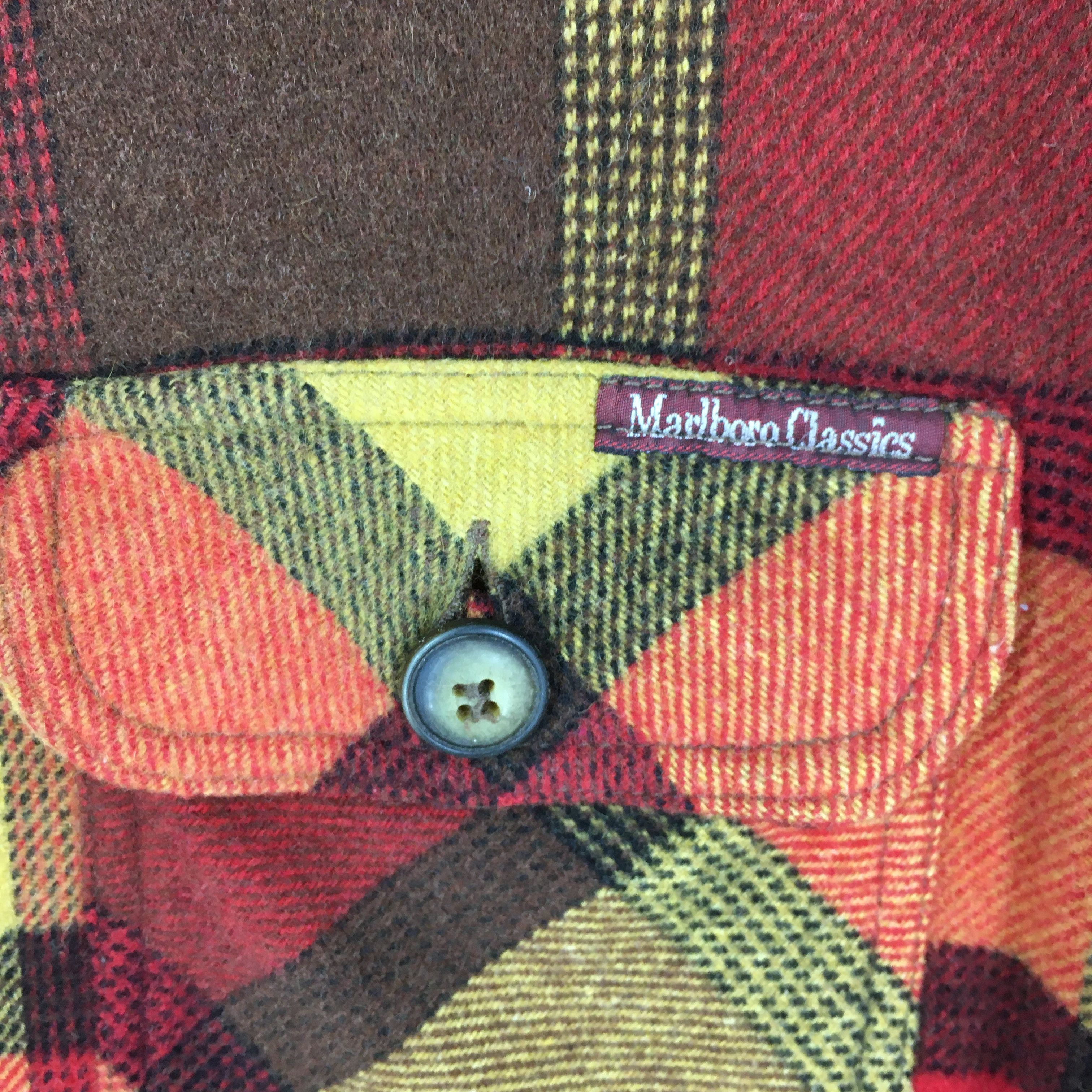 Marlboro Vintage 90s Marlboro Classic Tartan Checkered Jacket M Size US M / EU 48-50 / 2 - 4 Thumbnail