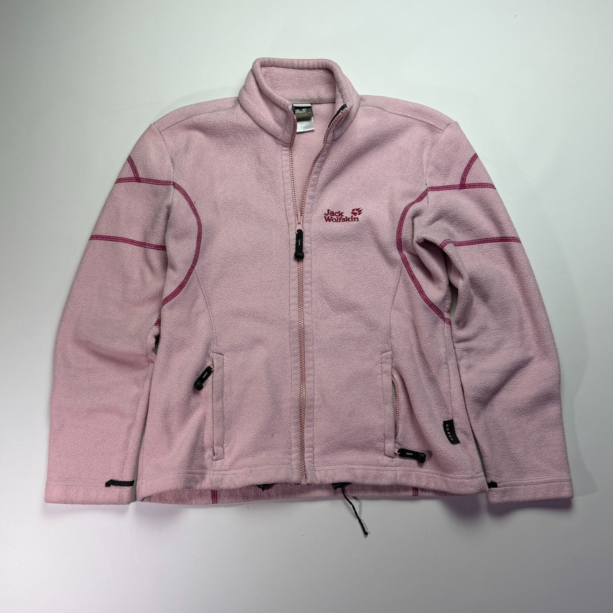 Jack Wolfskin Vintage Jack Wolfskin Women’s Nanuk Polar Fleece Jacket Pink Size M / US 6-8 / IT 42-44 - 1 Thumbnail