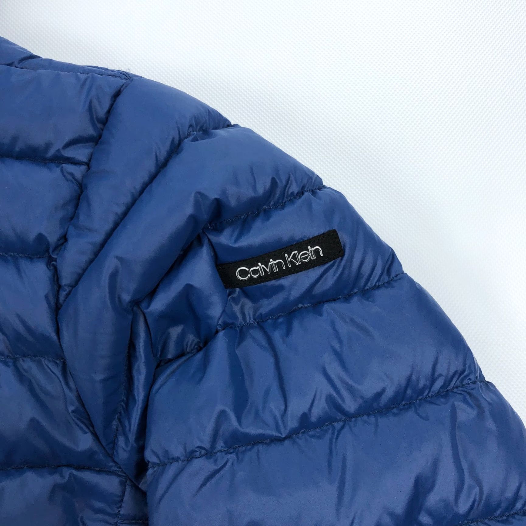 Calvin Klein Calvin Klein Down Jacket Womens M Premium Packable Quilted Hooded Full Zip Blue M CK Outdoors Winter Fall Womens Size M / US 6-8 / IT 42-44 - 3 Thumbnail
