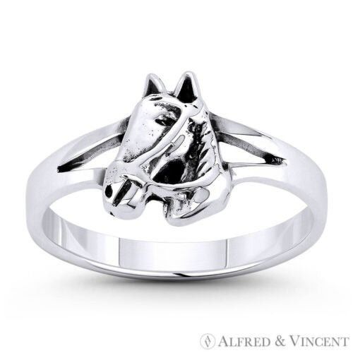 Other Collared Horse Horseback Riding Charm Ring Size 6 Size ONE SIZE - 1 Preview