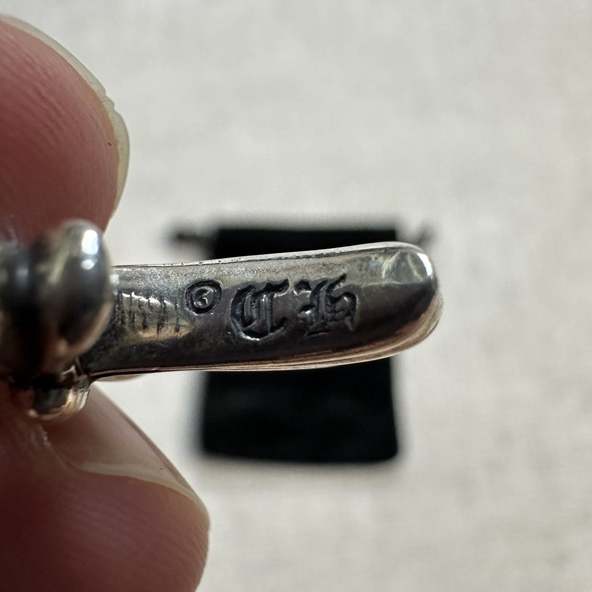 Chrome Hearts Chrome Hearts Silver Tiny Cross with Diamonds Size ONE SIZE - 4 Thumbnail