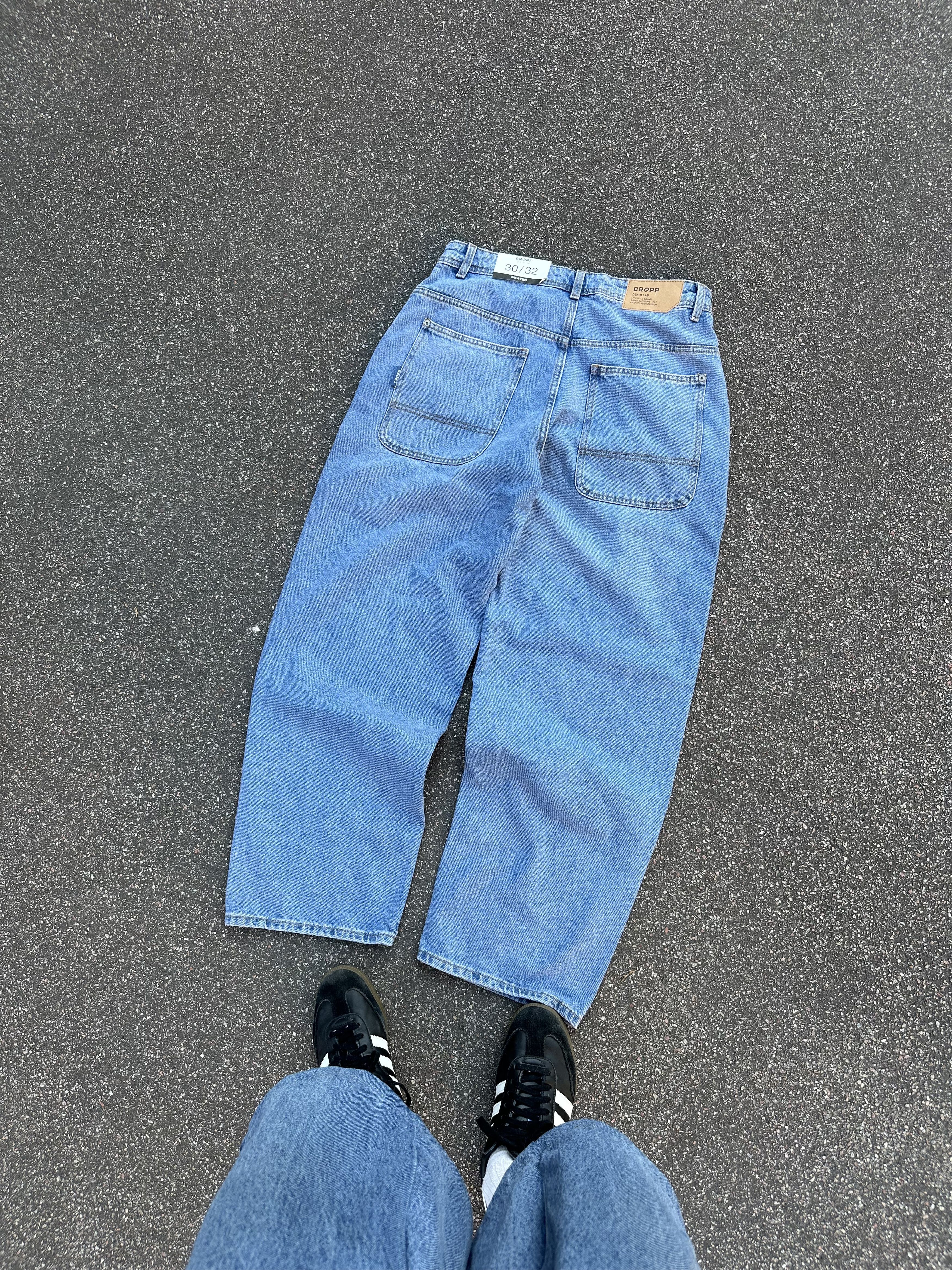 Japanese Brand Baggy Skate Jeans Blue Denim Japanese Style New Size US 32 / EU 48 - 3 Thumbnail