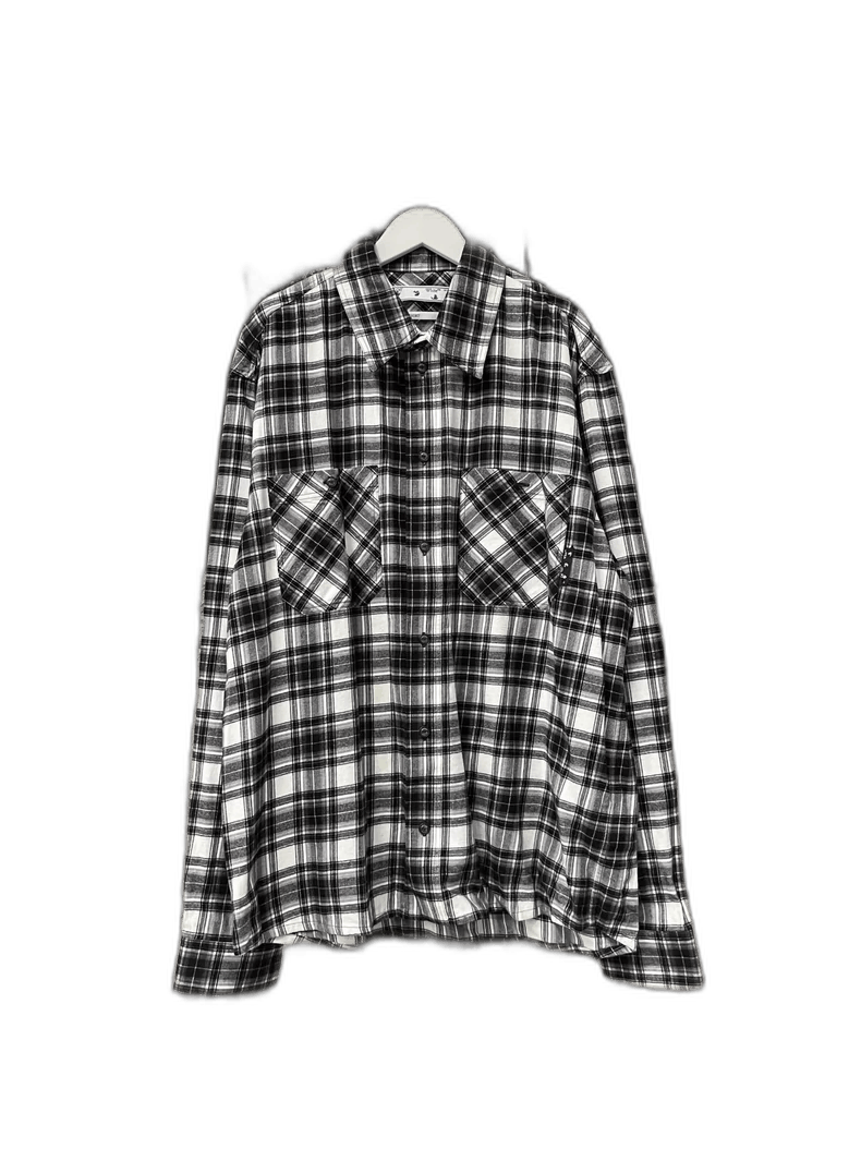 Off-White Off White Checkered Long Sleeve Shirt Size US XL / EU 56 / 4 - 1 Thumbnail
