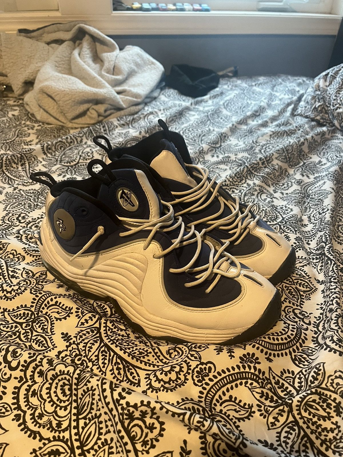 image of Jordan Nike 2016 Air Penny Two’S, “Orlando” Shoes in Midnight Blue, Men's (Size 12)