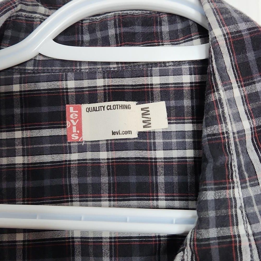Levi's Levi's Short Sleeves Shirt Blue/Red Plaid Medium Size US M / EU 48-50 / 2 - 3 Thumbnail