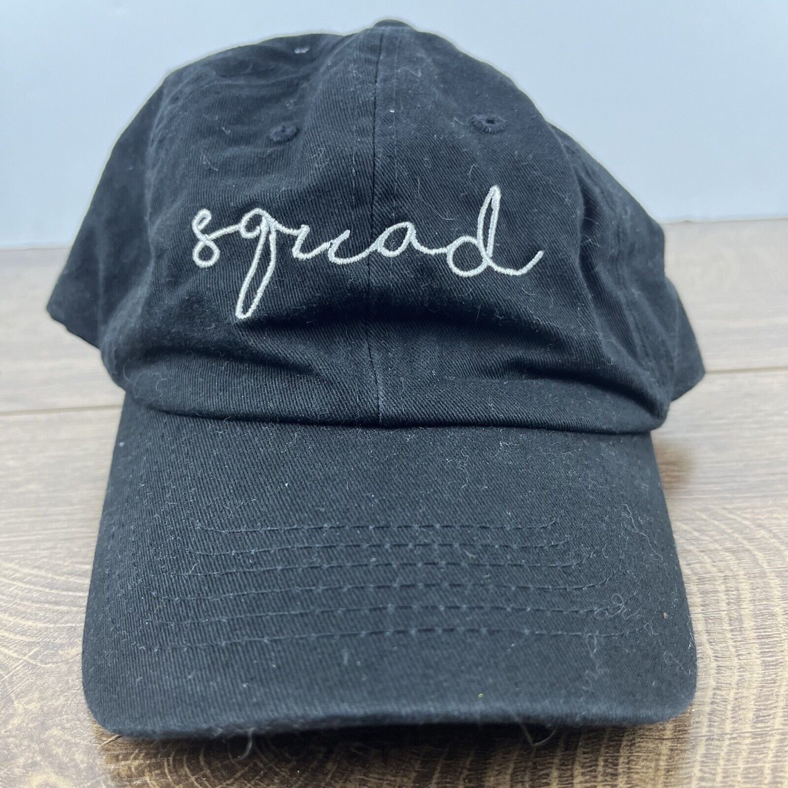 Other Squad Hat Black Cap Squad Hat Adjustable Hat Black Adult Hat Size ONE SIZE - 2 Thumbnail
