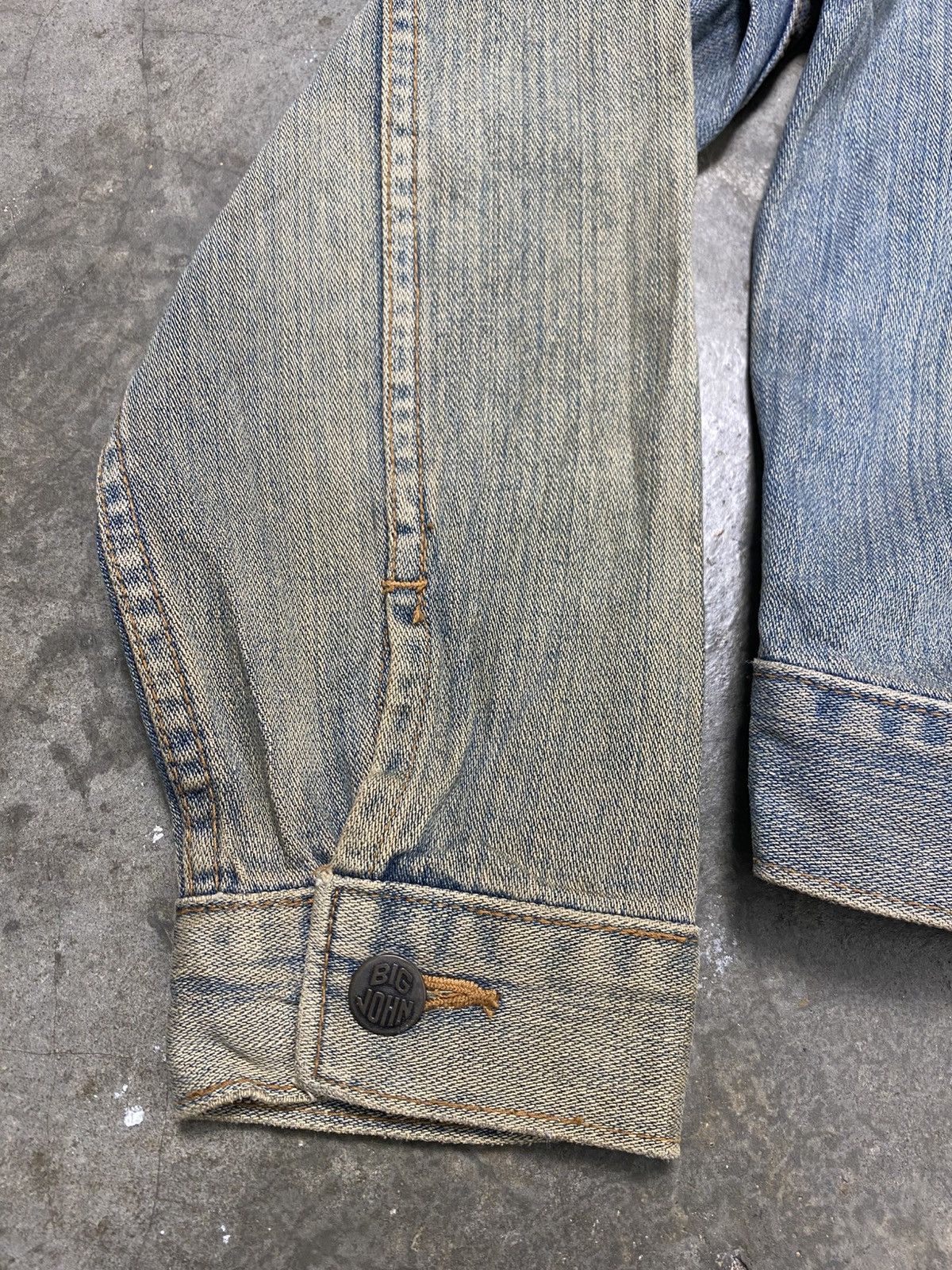 Big John Rare Vintage 90s Big John Denim Jacket Size US S / EU 44-46 / 1 - 4 Thumbnail