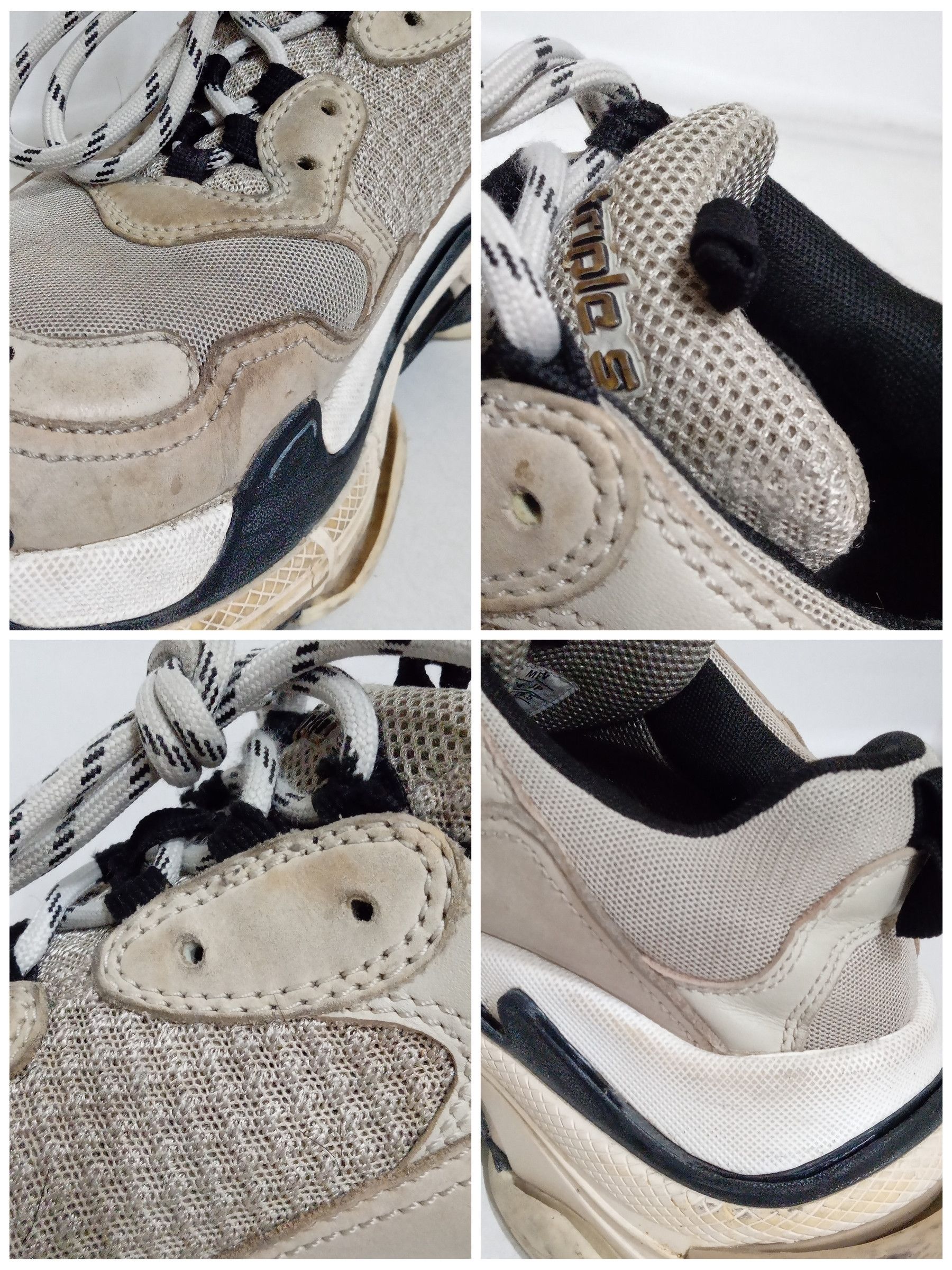 Balenciaga BALENCIAGA TRIPLE S Low Top Sneakers Beige US 7 Size US 7 / EU 40 - 11 Thumbnail