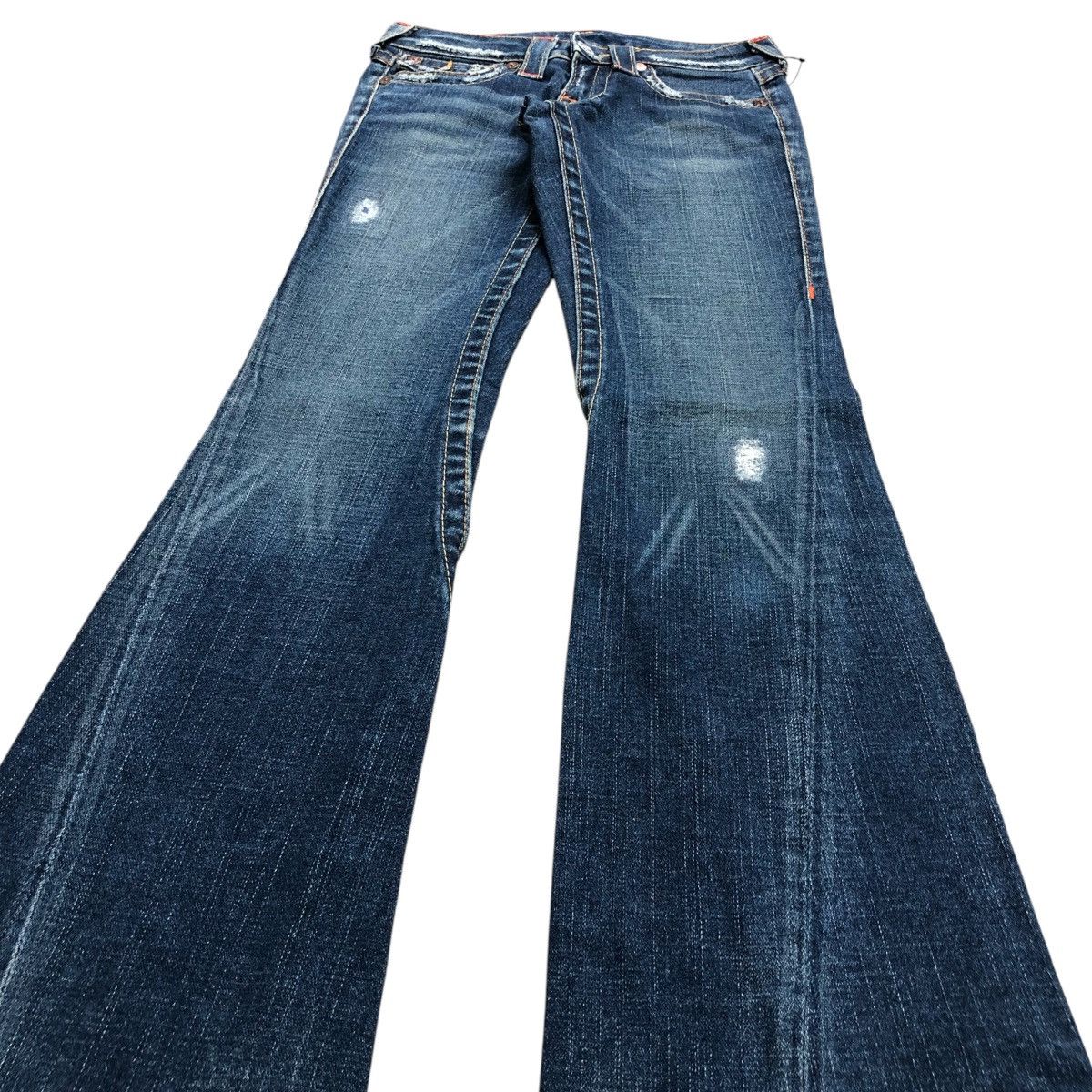 If Six Was Nine × Japanese Brand × True Religion Vintage True Relligion Distressed BootCut Flared Jeans LGB Size US 26 / EU 42 - 2 Thumbnail