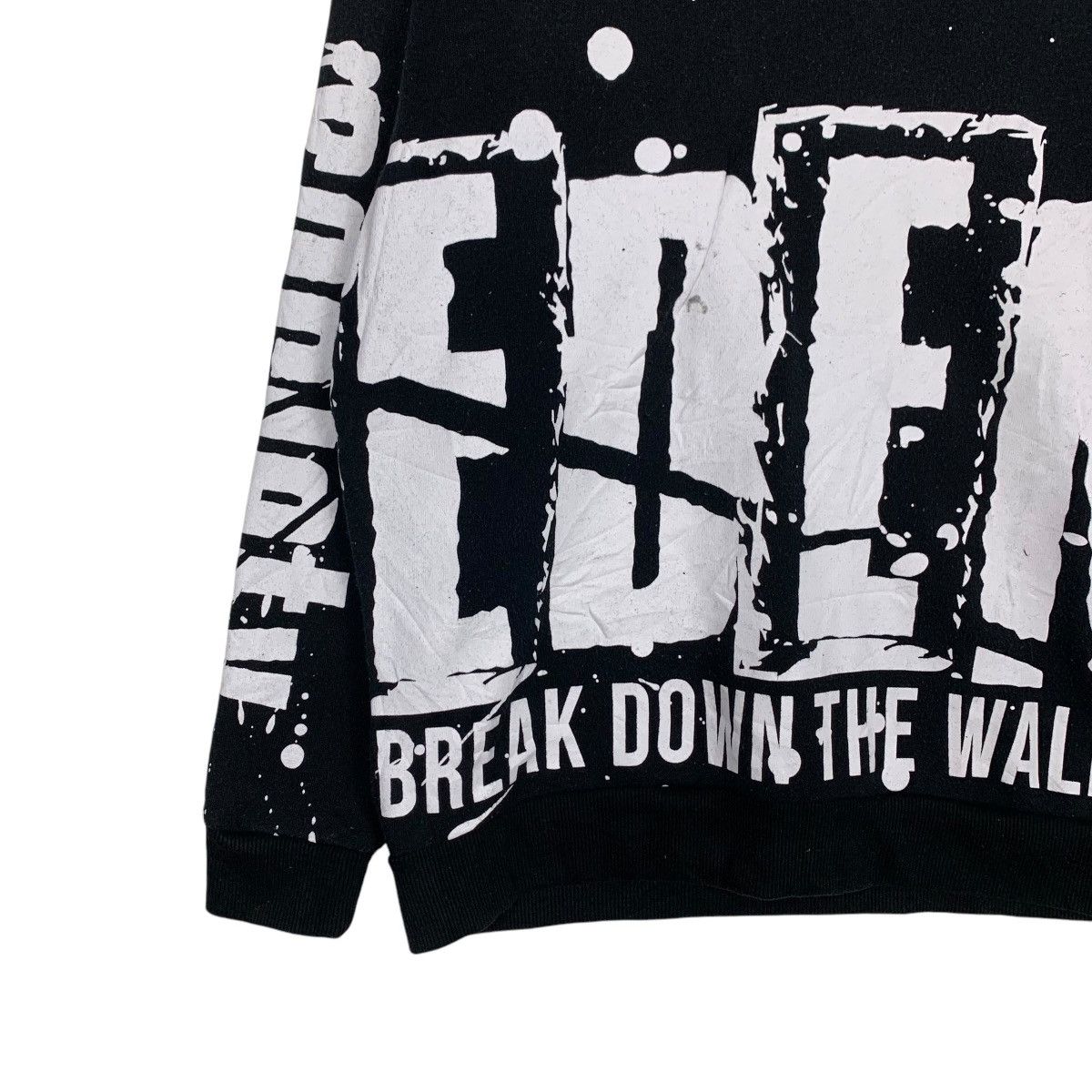 Japanese Brand DEFECTIVE STRUCT Break Down The Walls Sweatshirt #1902-C83 Size US M / EU 48-50 / 2 - 3 Thumbnail