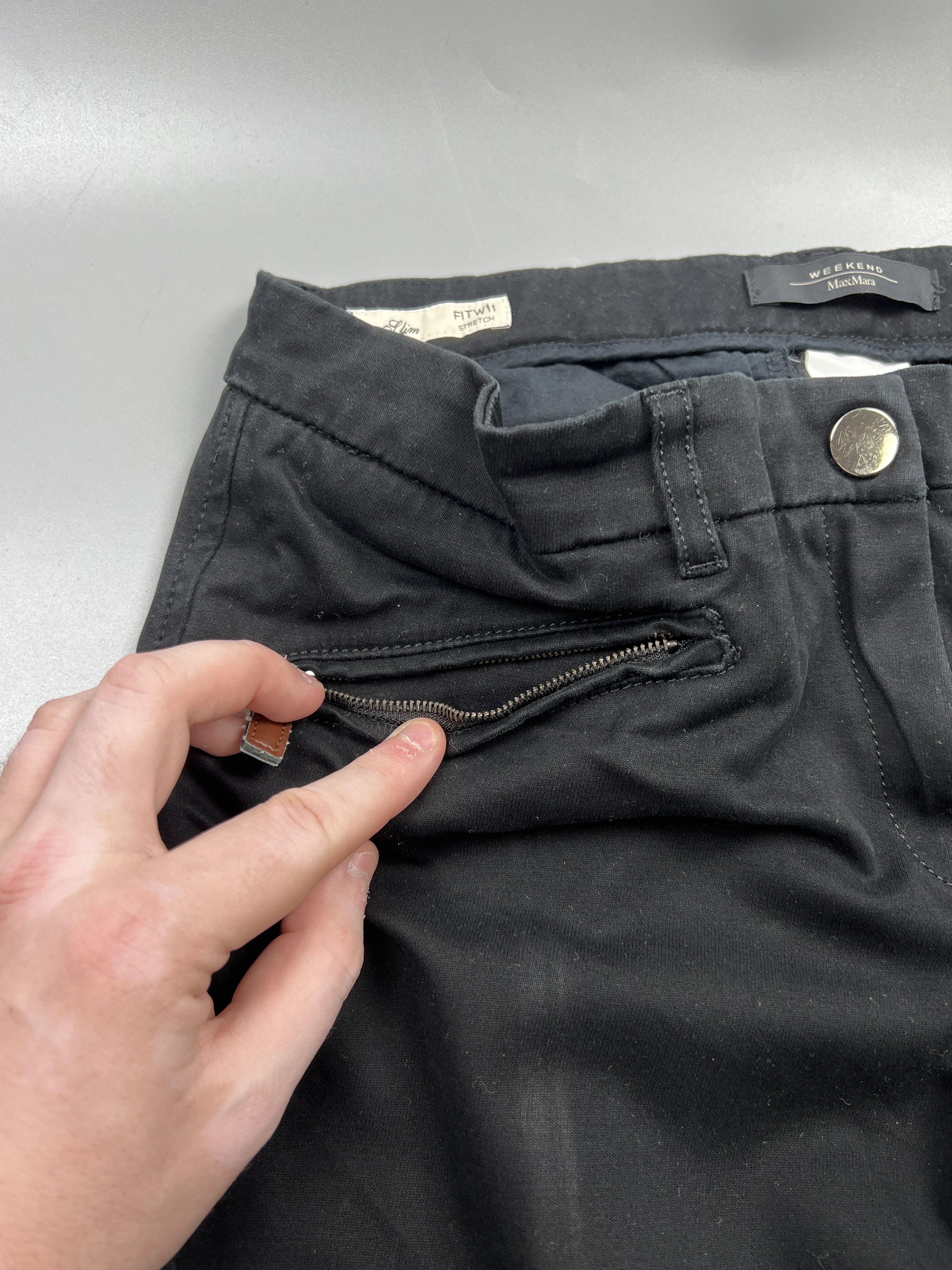 Weekend Max Mara Weekend Max Mara Ankle Buttons Pants (Y0851) Size 30" / US 8 / IT 44 - 5 Thumbnail
