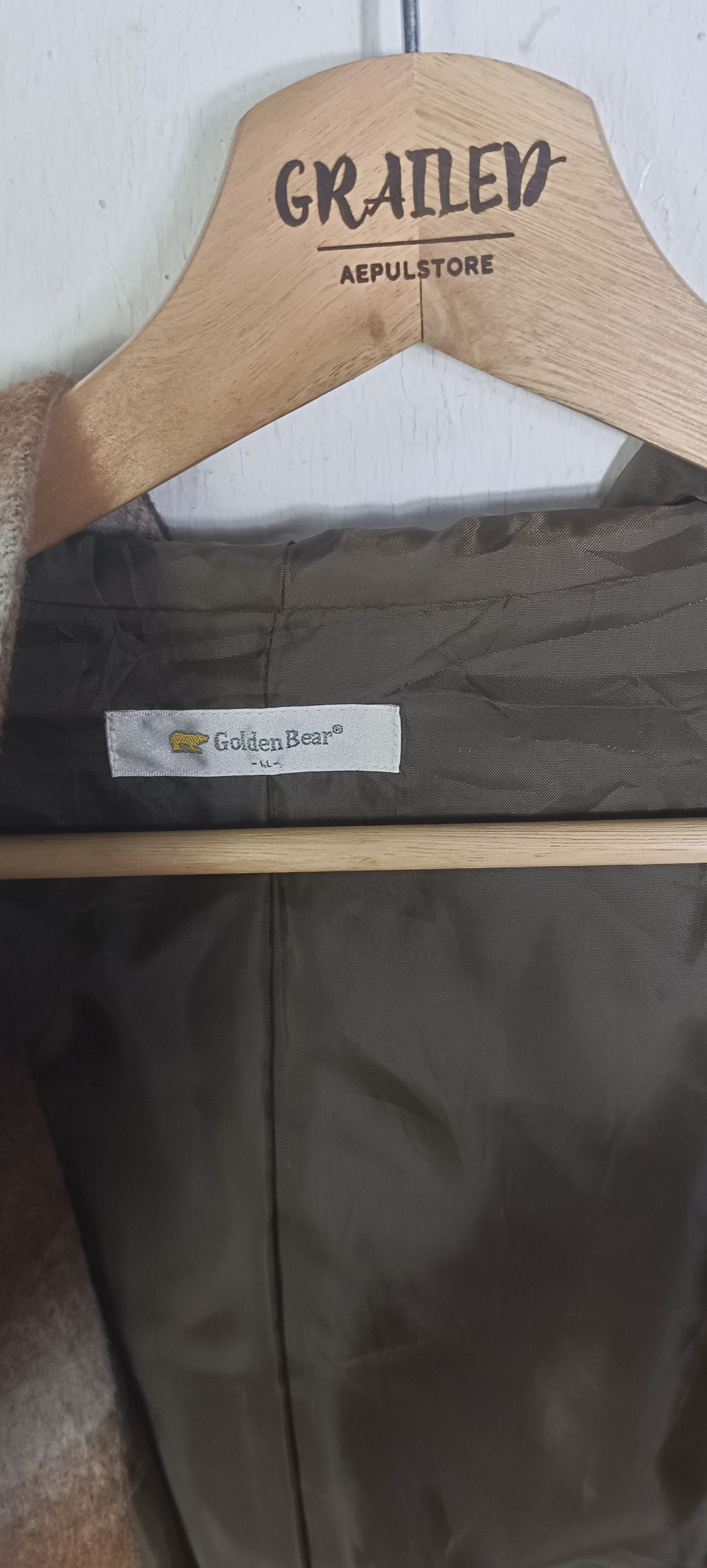 Golden Bear × Japanese Brand × Vintage Golden Bear A-line Coat Wool Blend Size XL Size US XL / EU 56 / 4 - 12 Thumbnail