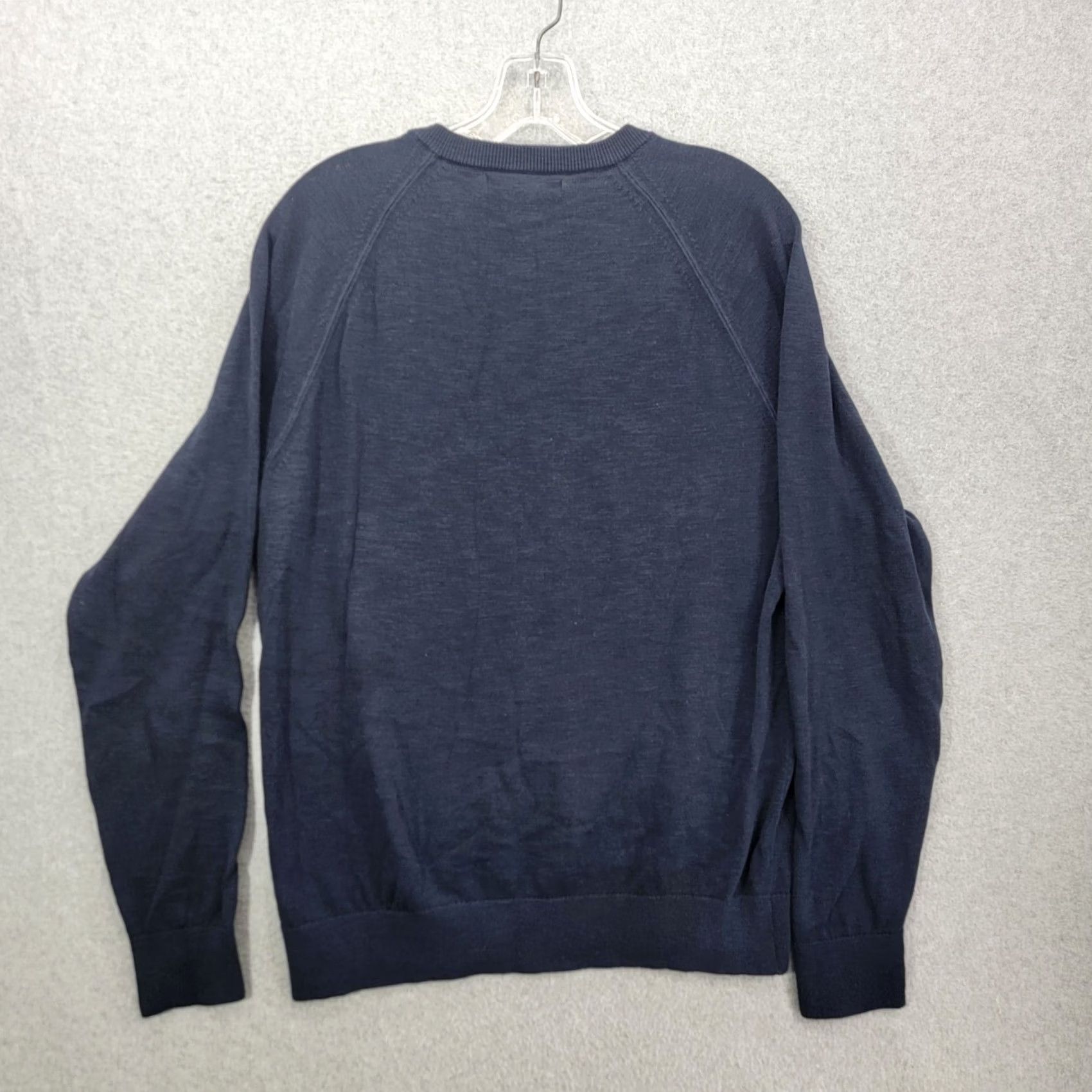 Banana Republic Banana Republic Sweater Mens S Blue Cotton Slub Pullover Size US S / EU 44-46 / 1 - 3 Thumbnail