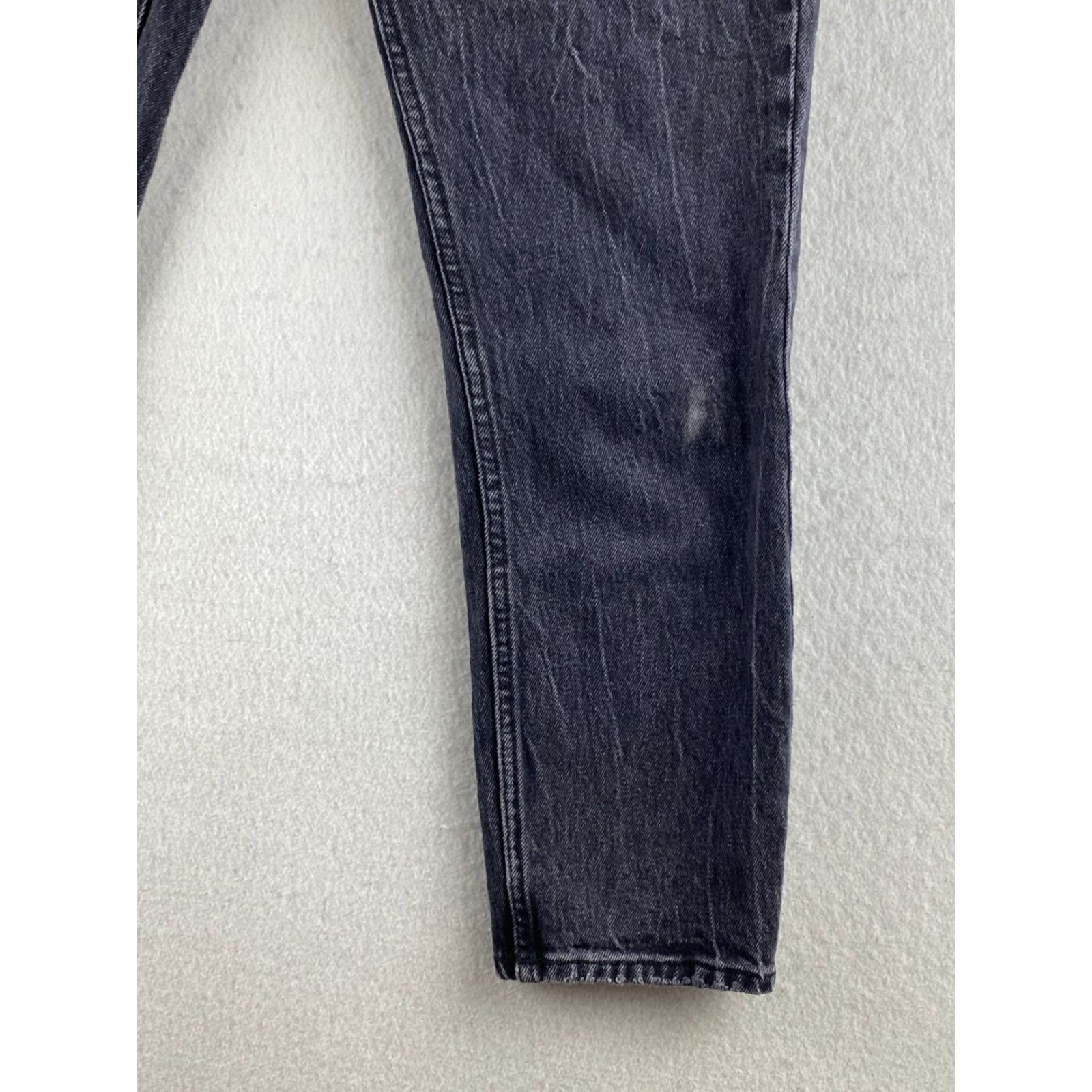 Abercrombie & Fitch Abercrombie & Fitch Jeans Womens 25 Black Mom High Rise Denim Acid Wash Size 42" / US 20 - 4 Thumbnail
