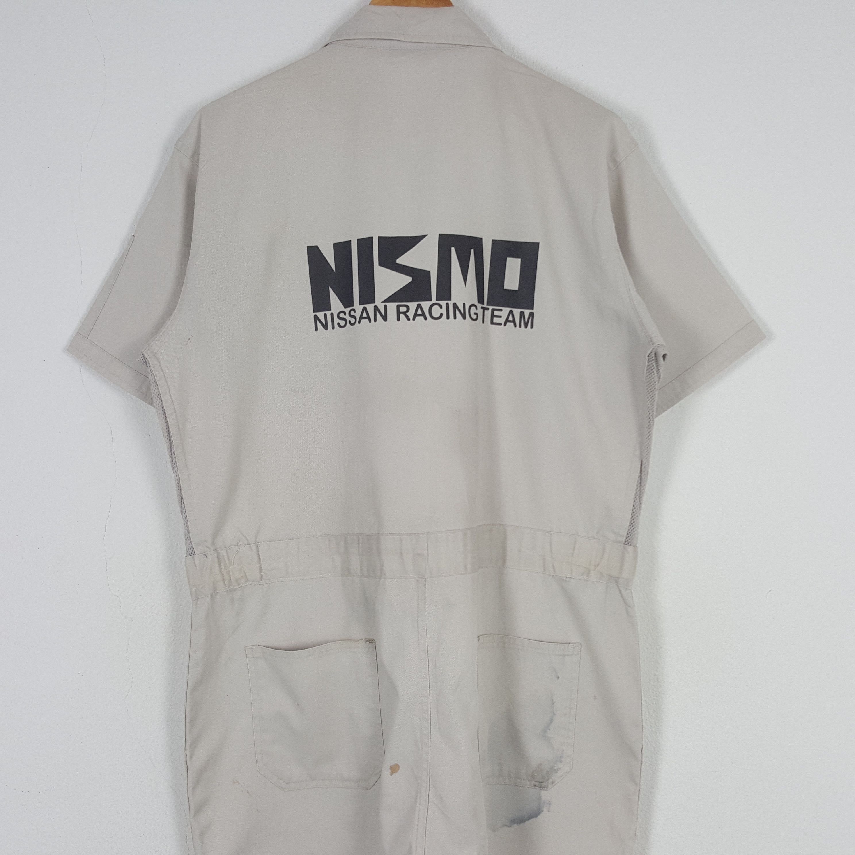 Japanese Brand × Vintage Vintage Nismo Nissan Racing Team Coverall Jacket C286N28 Size US L / EU 52-54 / 3 - 2 Thumbnail