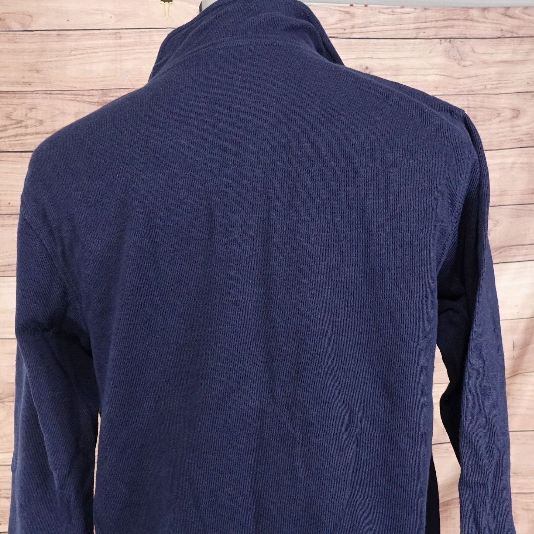 Van Heusen VAN HEUSEN Blue Pullover Sweater 1/4 Zip Men’s Medium Classic Fit Long Sleeve Size US M / EU 48-50 / 2 - 4 Thumbnail
