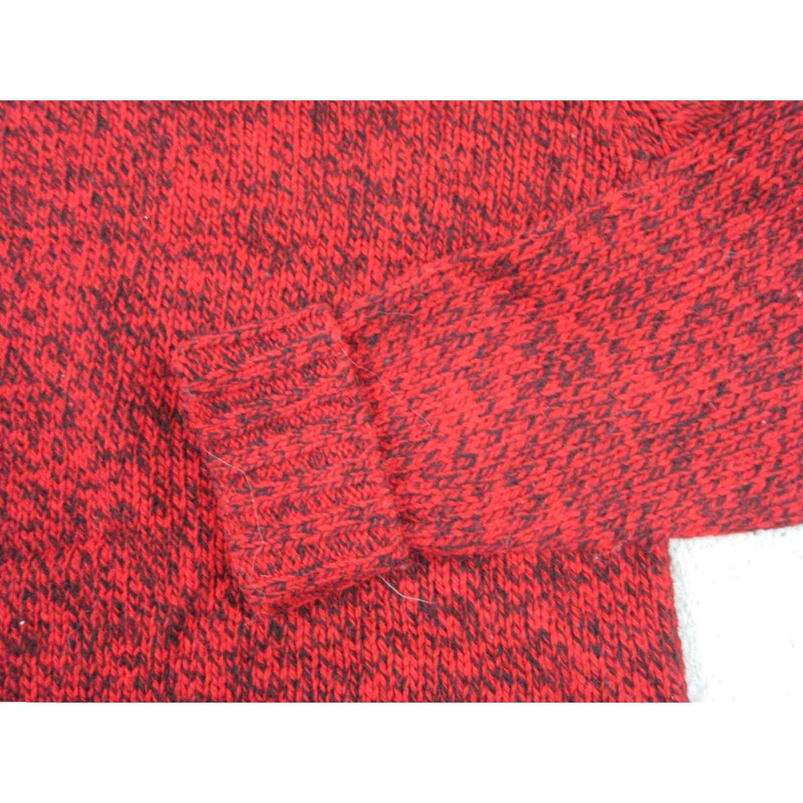 Vintage VINTAGE Woolrich Sweater Womens L Red Knit Pullover 90s Wool Blend Raglan Sleeve Crew Neck Large Ladies Womens Size L / US 10 / IT 46 - 6 Thumbnail
