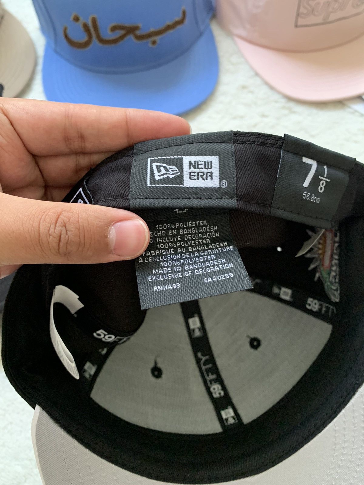 New Era × Supreme Supreme X New Era 2 Tone Box Logo SS22 Size 32 - 7 Thumbnail