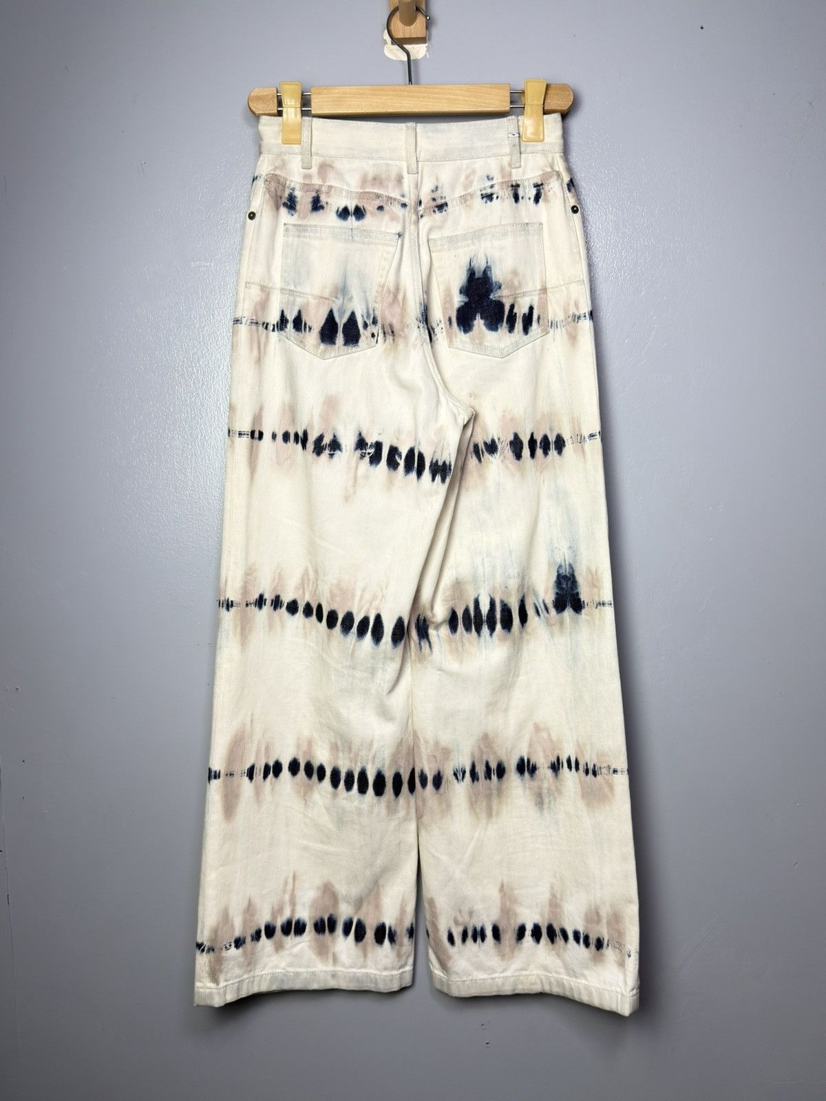 Dior Dior Tie Dye Denim Wide Leg Size 26" / US 2 / IT 38 - 2 Thumbnail