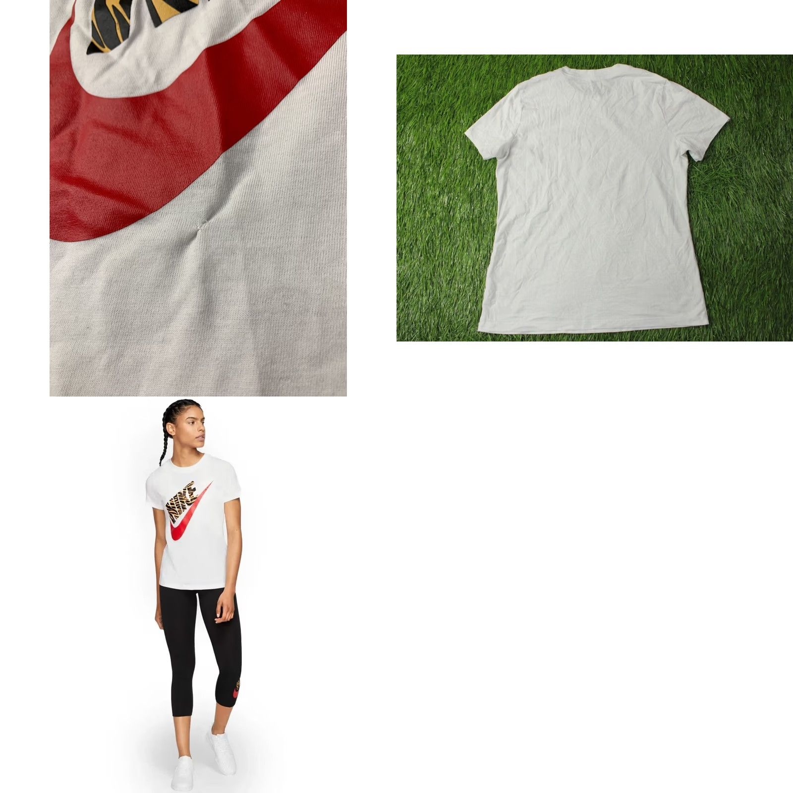 Nike NIKE Shirt Womens Casual T-Shirt Jersey CK4361-100 2020 White Medium Size M / US 6-8 / IT 42-44 - 8 Thumbnail