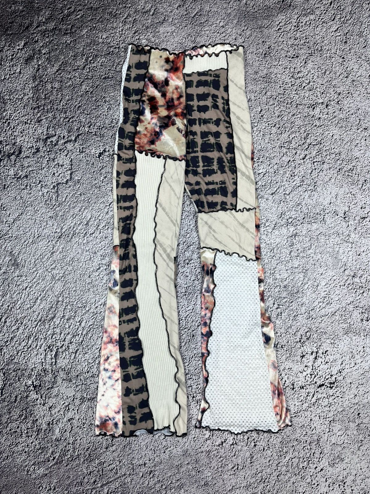 Jaded London Vintage Y2K Jaded London Patchwork knit pants leggins Size 28" / US 6 / IT 42 - 1 Thumbnail