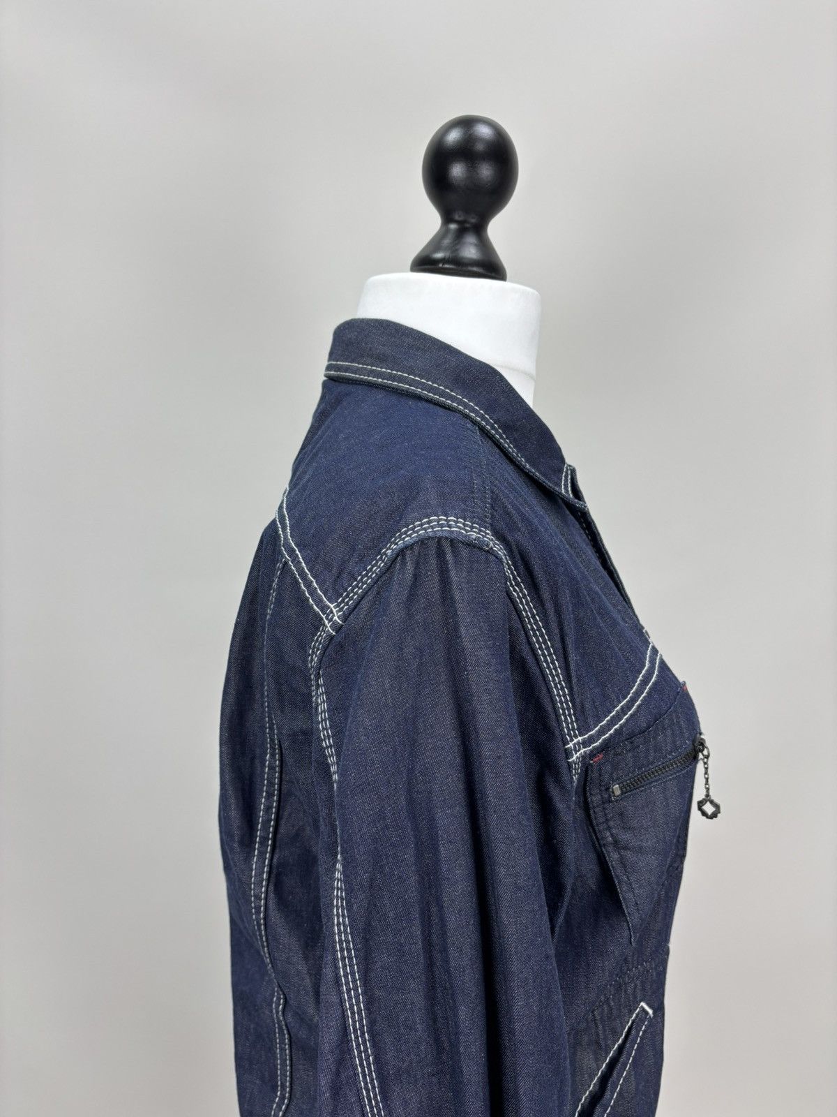 Diesel Womens denim jacket Diesel Size M Color Blue Size M / US 6-8 / IT 42-44 - 5 Thumbnail