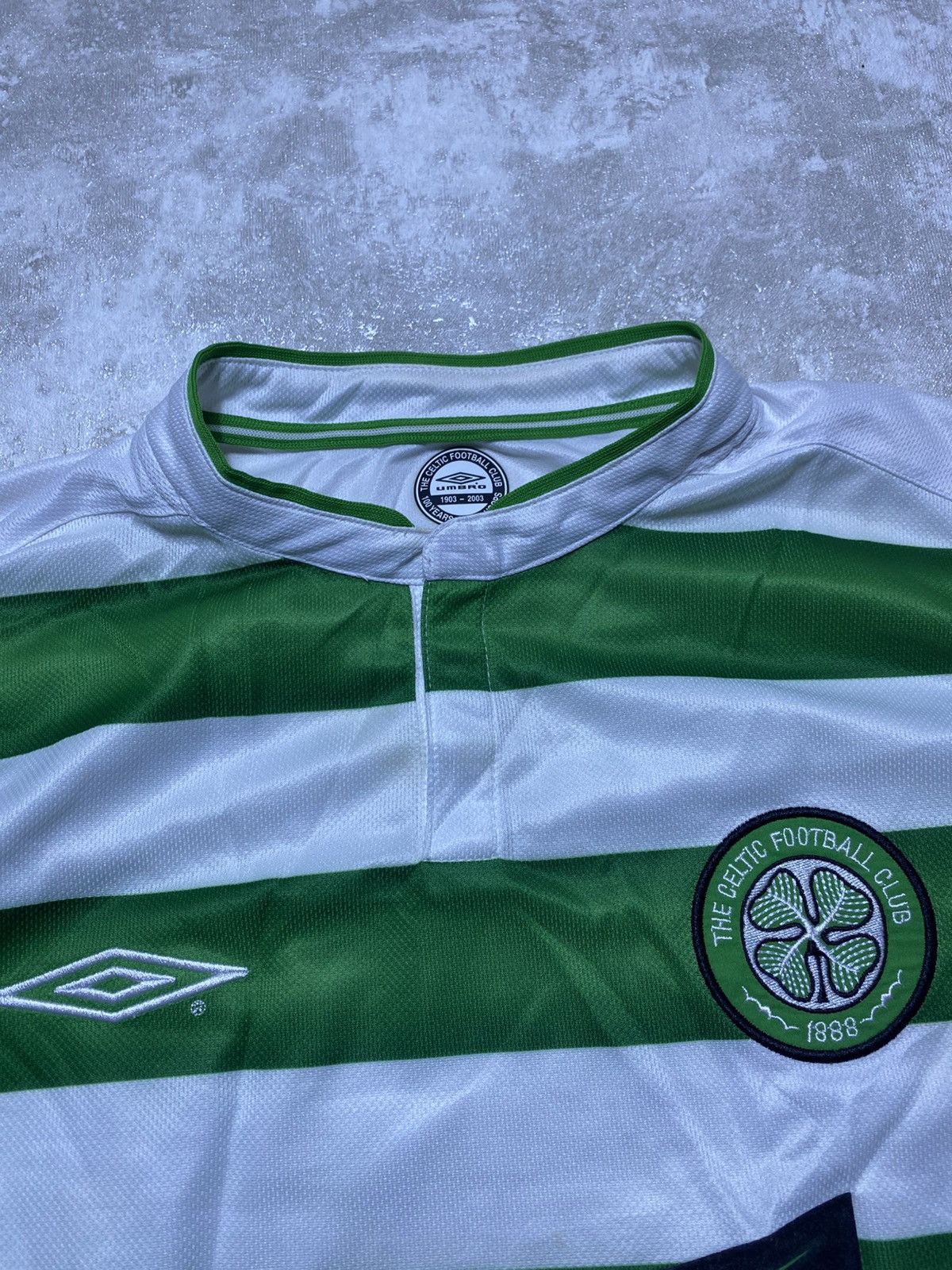 Umbro Vintage Umbro Celtic FC 2005/07 Home Jersey Size US L / EU 52-54 / 3 - 4 Thumbnail