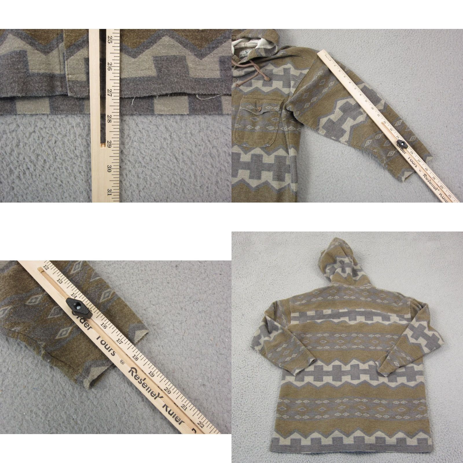 Vintage VINTAGE Bugle Boy Hoodie Teens XL Green 90s 80s Cardigan Logo Lightweight Flannel Shirt Mens Womens Boys Girls Size US XL / EU 56 / 4 - 8 Thumbnail