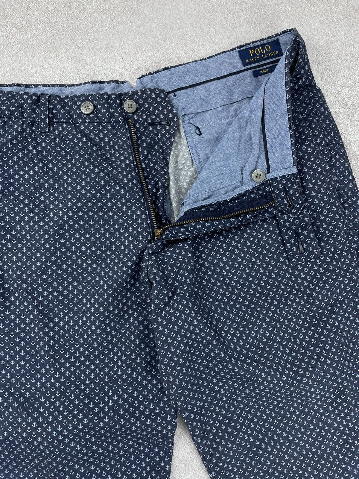 Designer × Polo Ralph Lauren × Ralph Lauren Polo Ralph Lauren Printed Chink Trousers Pants Size US 32 / EU 48 - 5 Thumbnail