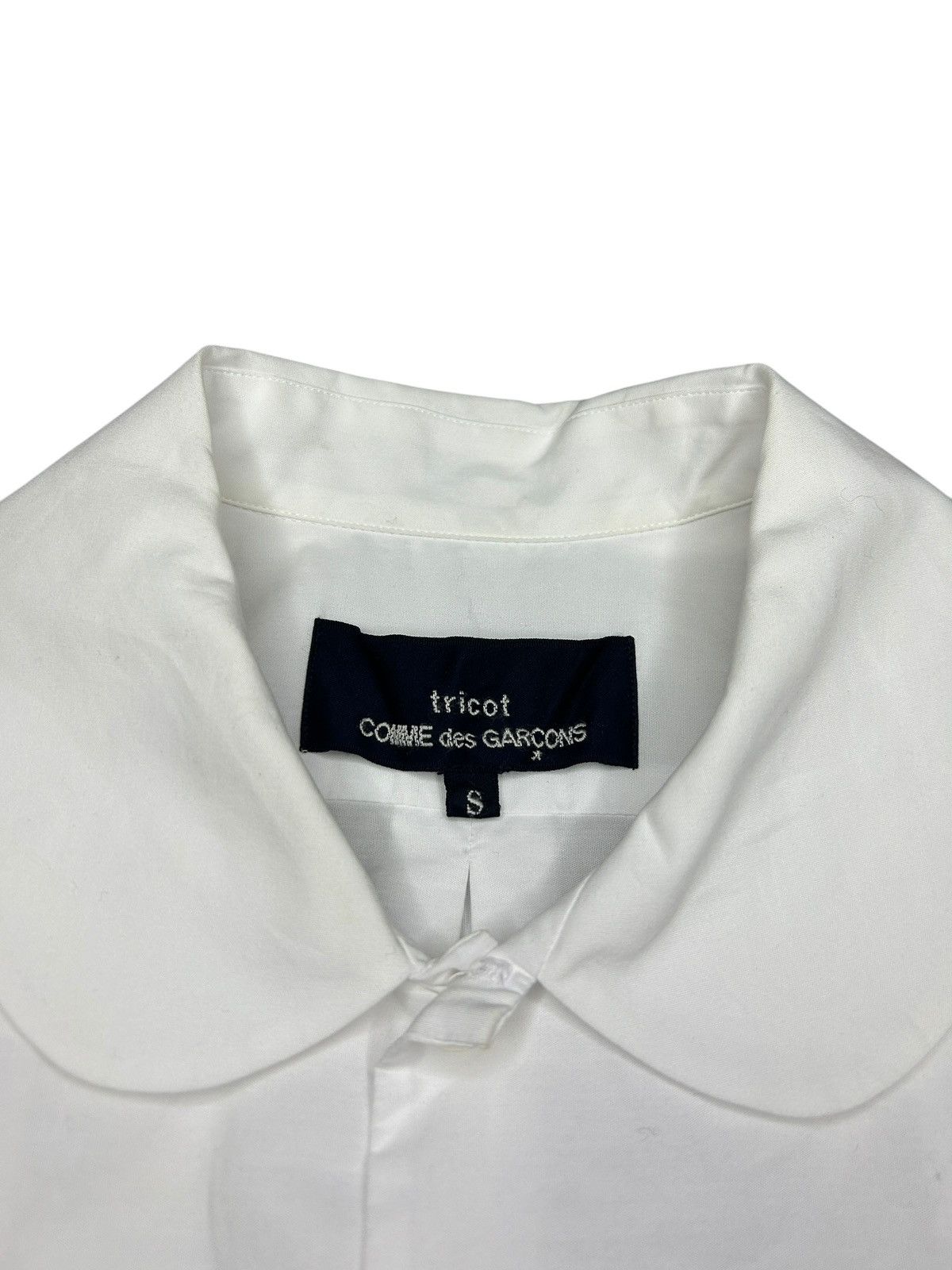 Comme des Garcons F/W 13 Tricot Floral Embroidered Shirt Size S / US 4 / IT 40 - 4 Thumbnail