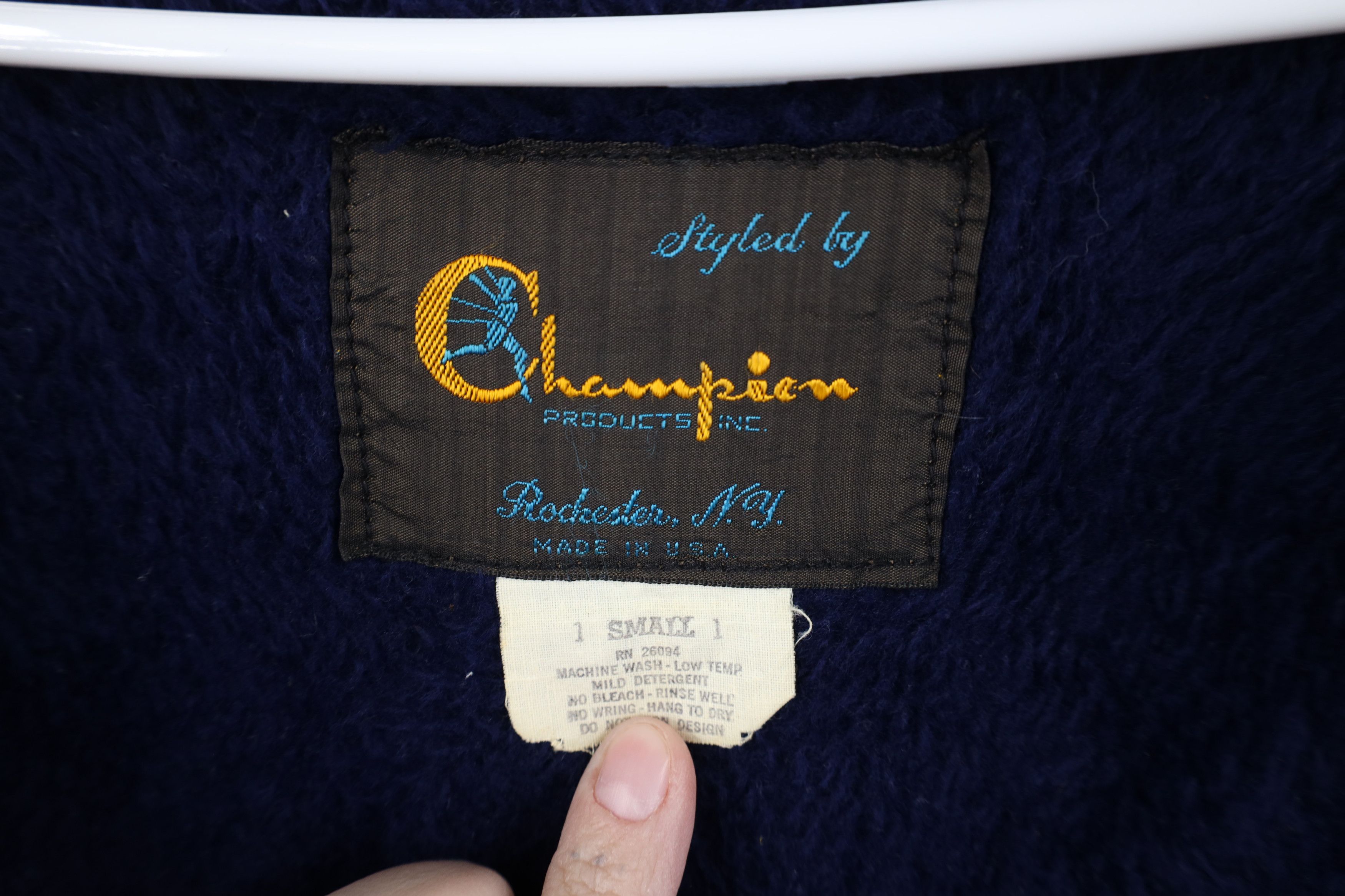 Champion Vintage 60s Champion Running Sun Oil Co Gas Jacket Blue USA Size US S / EU 44-46 / 1 - 10 Thumbnail