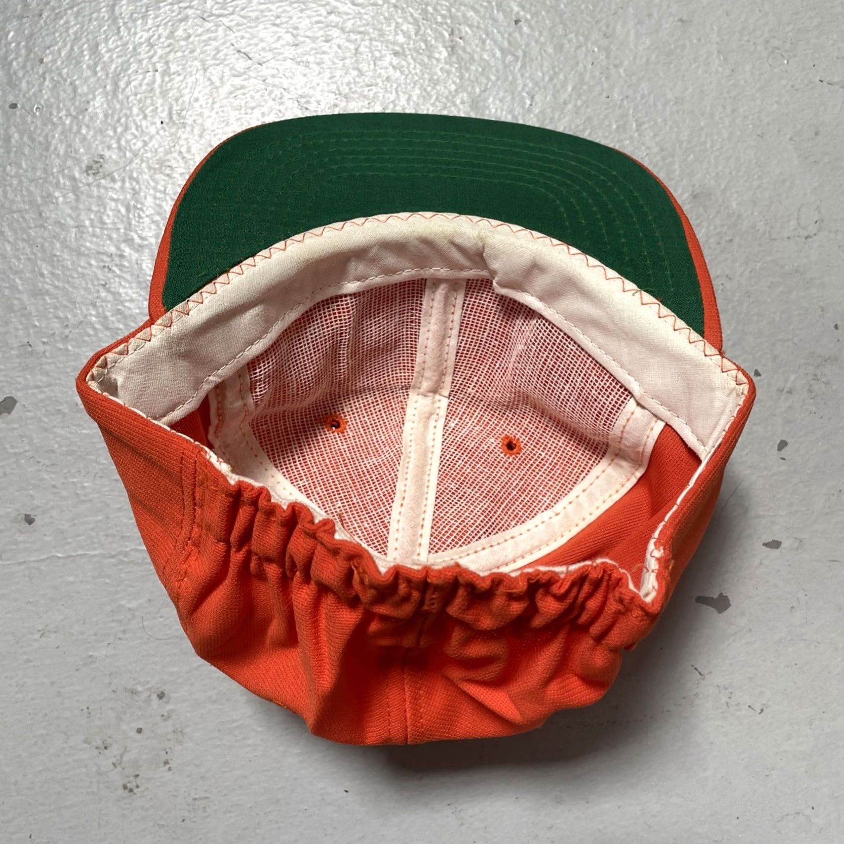 New Era VINTAGE New Era Cap Baseball Cap M/L NOS NWOT Orange 80s Motocross Racing Cars Bikes Honda Japan Americana Mens Womens Boys Girls Size ONE SIZE - 8 Thumbnail