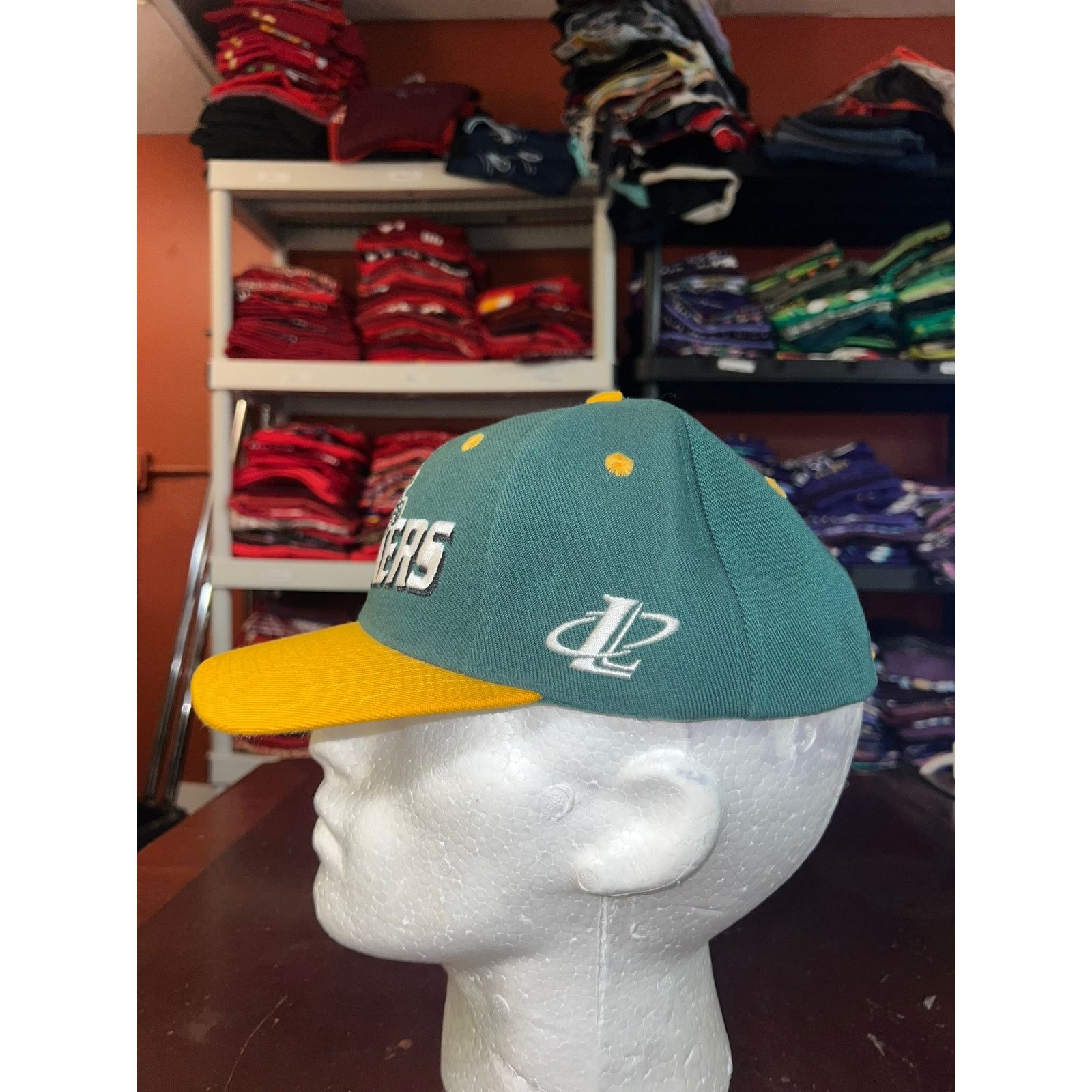 Logo Athletic Vintage Green Bay Packers Snapback Logo 7 Cap Hat NFL VTG Size ONE SIZE - 3 Thumbnail