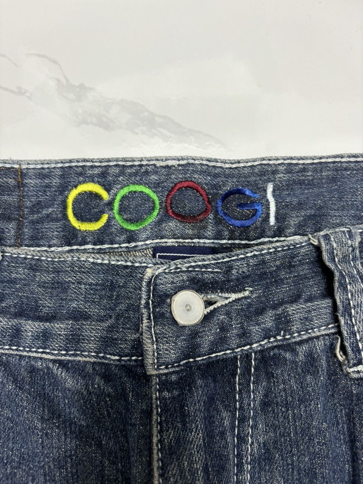 Coogi RARE🔥Coogi 90s Baggy Jeans Hip Hop Style Denim Size US 34 / EU 50 - 8 Thumbnail