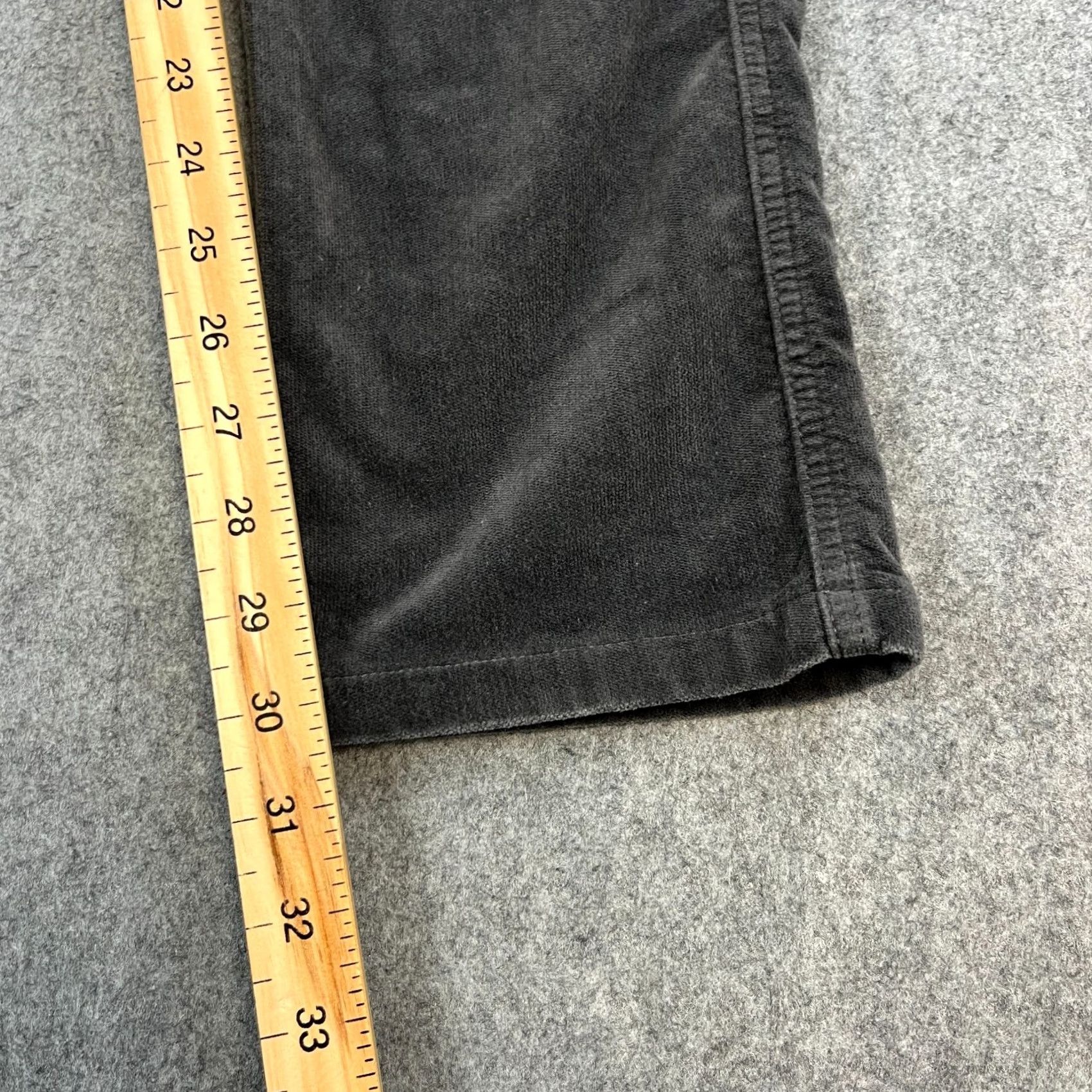 Vintage Armani Jeans Jeans Slim Moleskin 30 30 UK 10 Charcoal Grey Vintage Womens Slim Fit 30 In Inside Leg 30in 5-Pocket Size 32" / US 10 / IT 46 - 4 Thumbnail