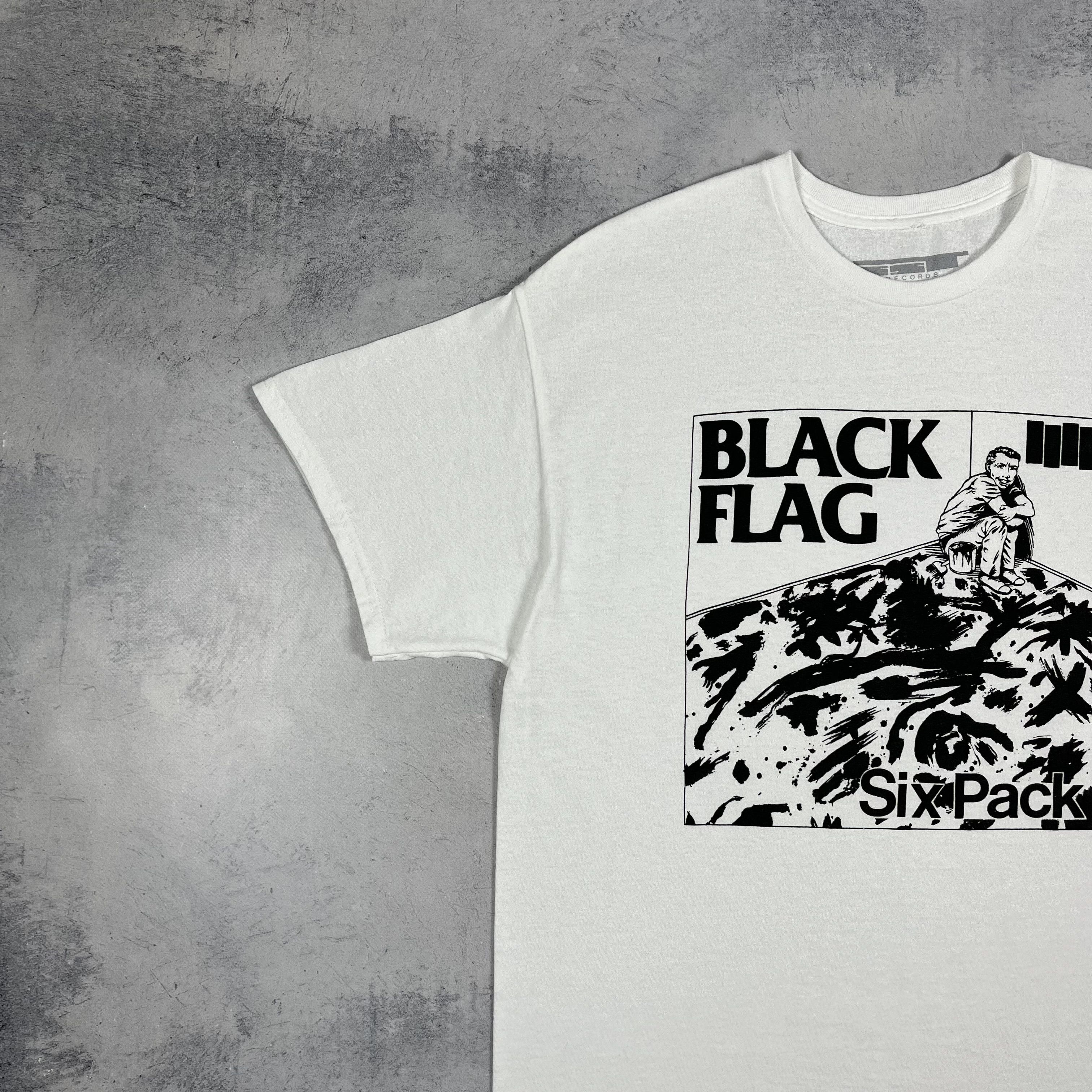 Band Tees Black Flag Six Pack Punk Rock Band T Shirt Size US XL / EU 56 / 4 - 4 Thumbnail
