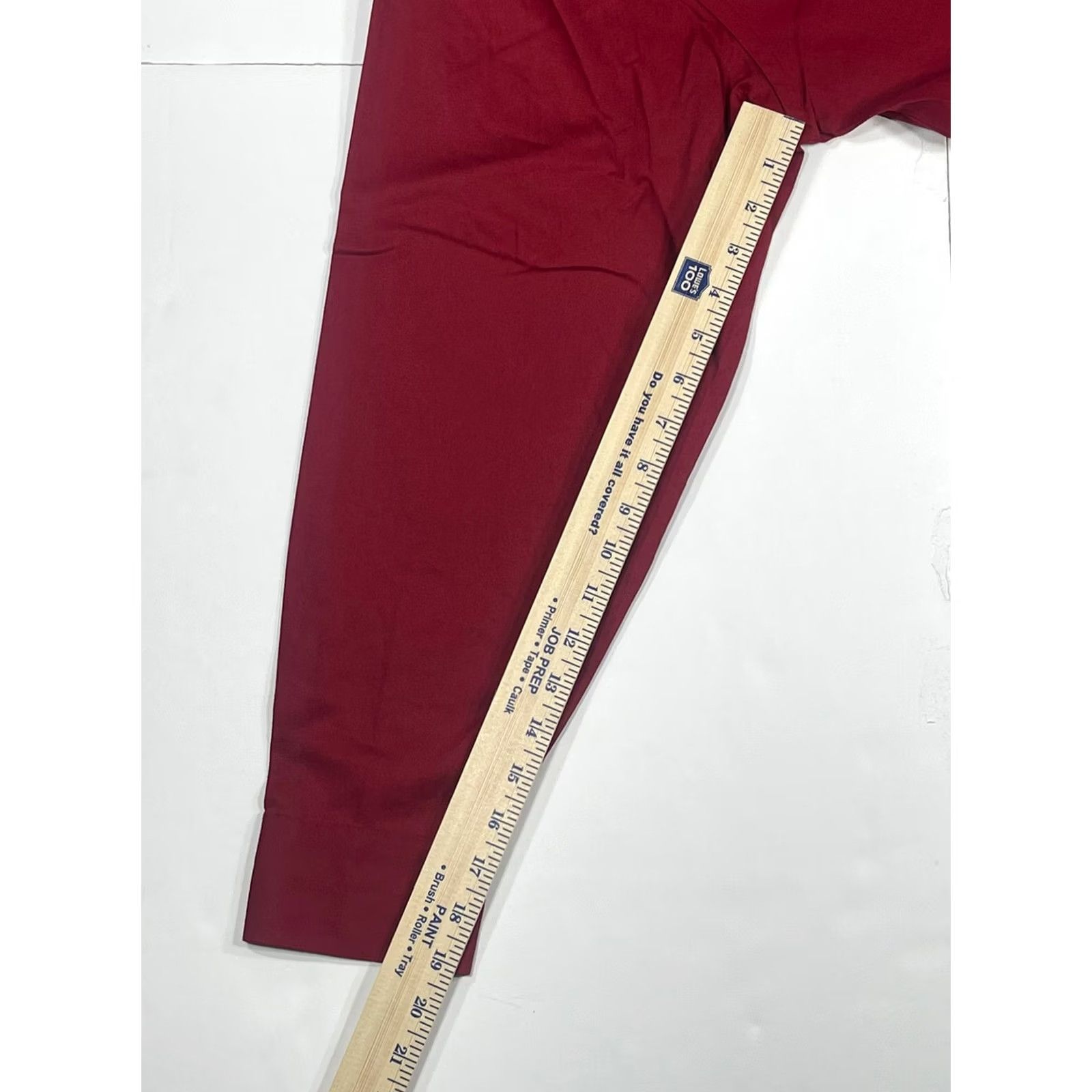 Van Heusen VanHeusen Red ButtonUp Dress Shirt Mens Adult XL LongSleeves Wrinkle Free 17 32/33 Size 46R - 7 Thumbnail
