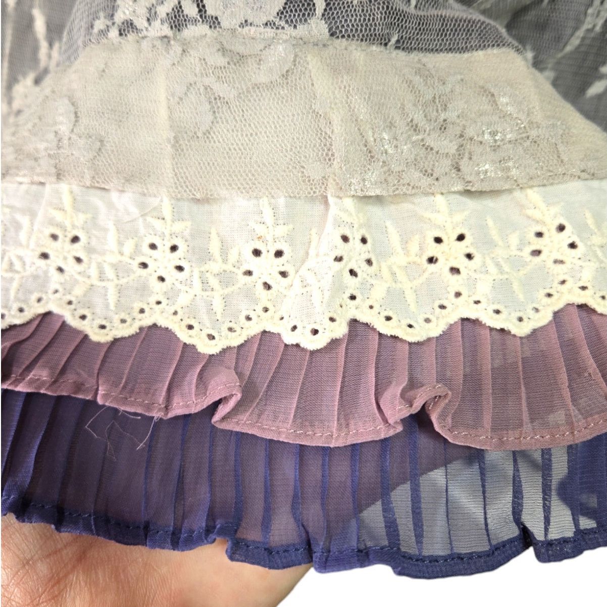 Other Trinity | Lace and Ruffle Baby Doll Dress | Size Medium Size M / US 6-8 / IT 42-44 - 3 Thumbnail