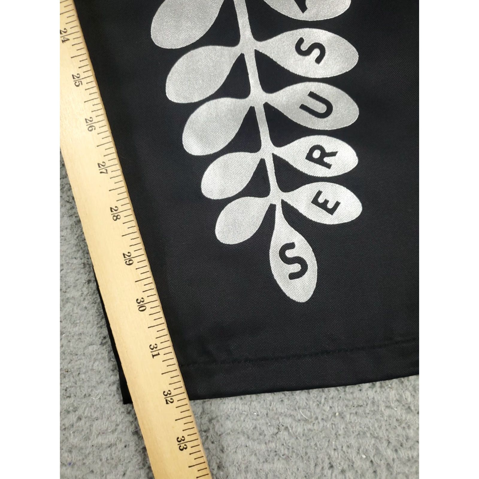 Pleasures Pleasures Jeans Mens Size 32x32 Black Wretch Work Trousers Pants Straight Leg Denim 5-Pocket Logo Regular Fit Men Size US 32 / EU 48 - 5 Thumbnail