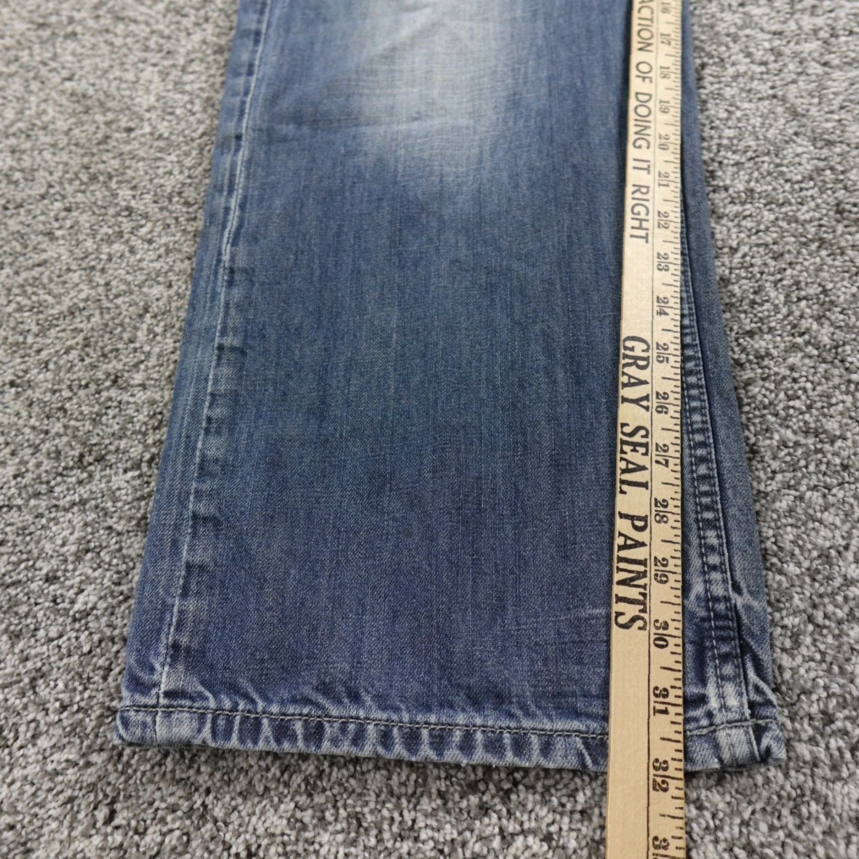Ecko Unltd. Ecko Unltd. Jeans Mens 36X32 Dark Blue Denim Wide-Leg Baggy VTG Y2K 90s Grunge Skate Hip Hop Retro 5-Pocket Relaxed Jeans Mens Size US 36 / EU 52 - 3 Thumbnail