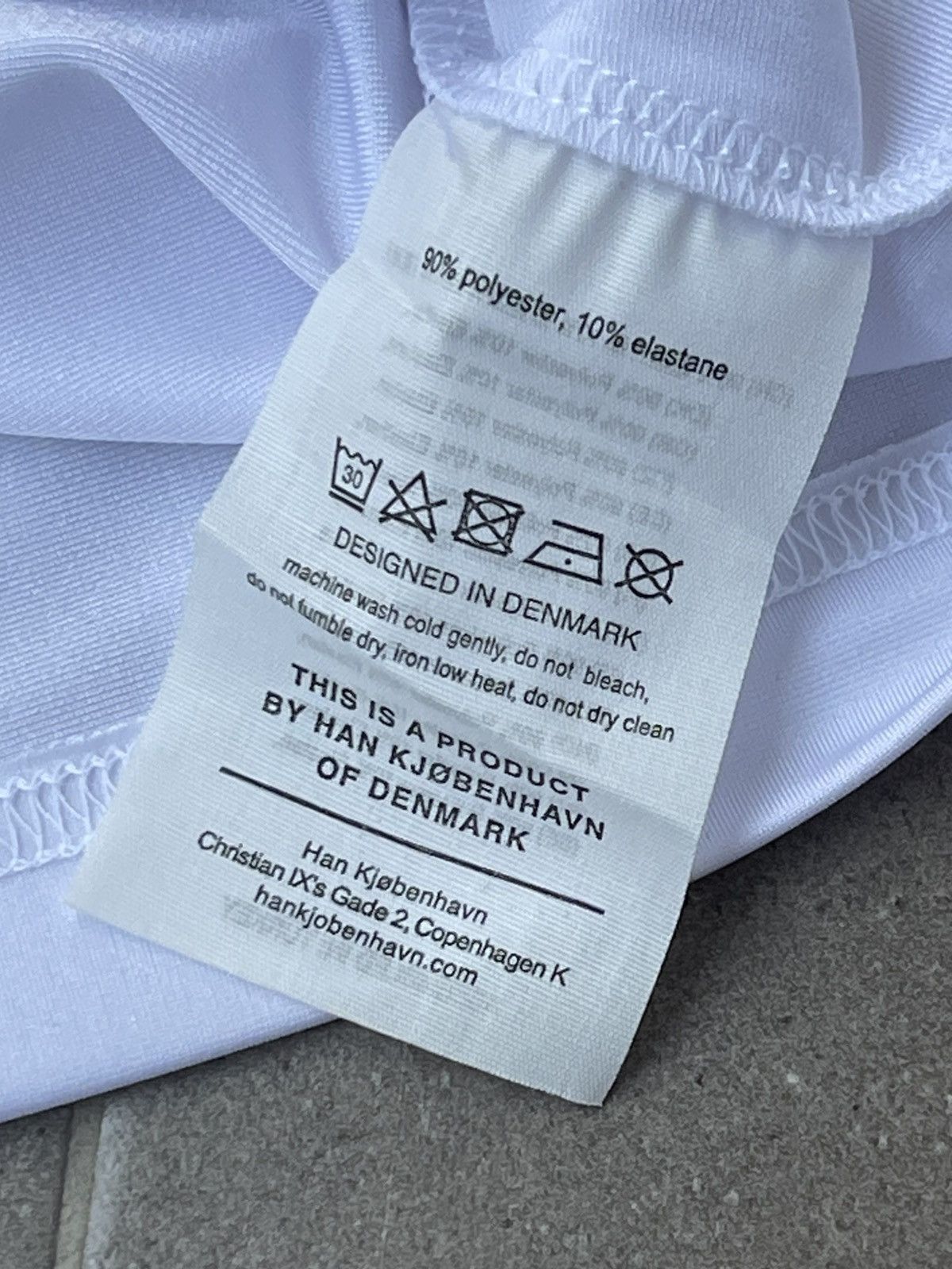 Han Kjobenhavn !DS! SS23 Han Kjobenhavn Logo Stretch White Racer Top Size US M / EU 48-50 / 2 - 19 Thumbnail
