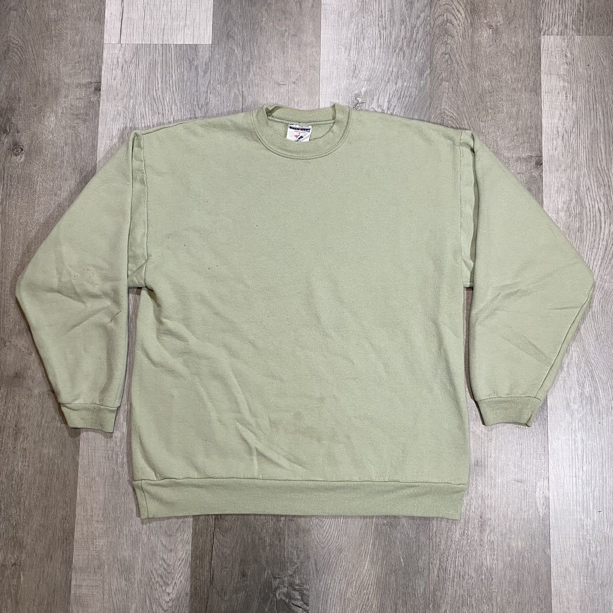 Vintage Y2K Blank Distressed Crewneck | Grailed