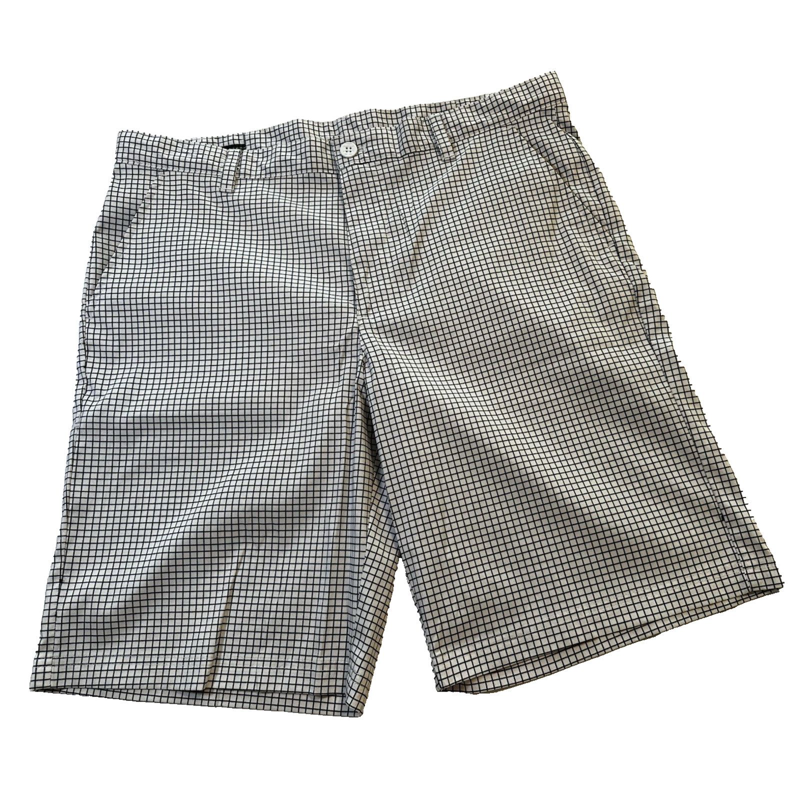 Izod Izod Golf Chino Shorts White/Black Check W36 Preppy Gorpcore Size US 36 / EU 52 - 1 Thumbnail