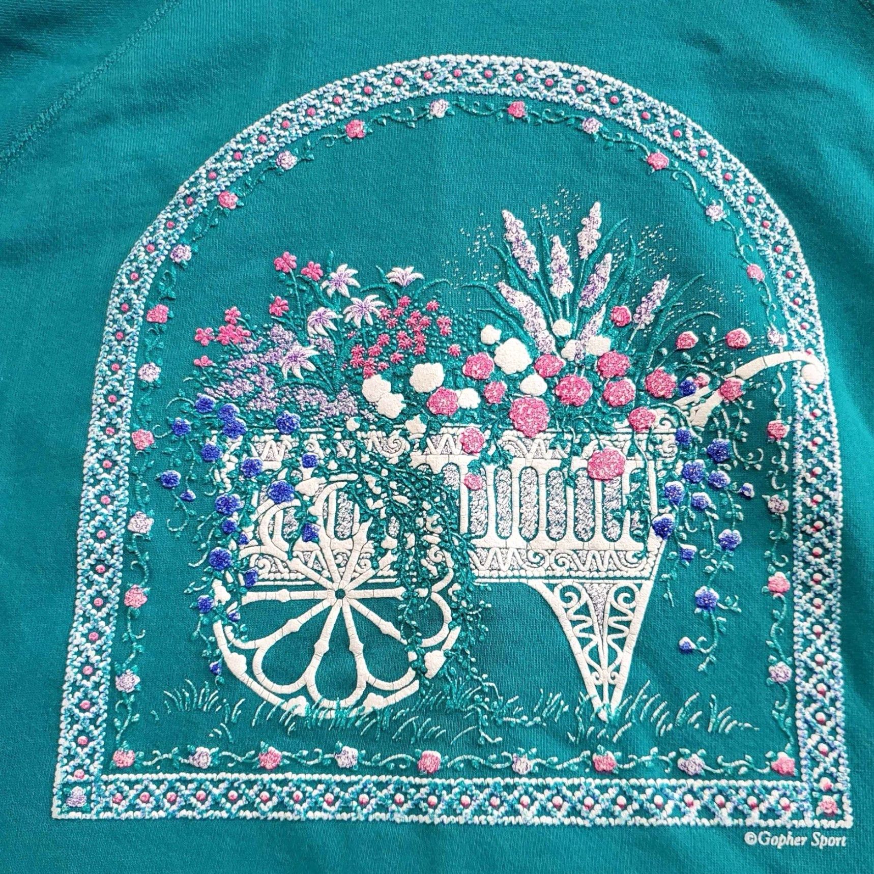Vintage VINTAGE With An Attitude Granny Core Sweater 3D Made In USA Large L 80’s 90’s Womens Size US L / EU 52-54 / 3 - 3 Thumbnail