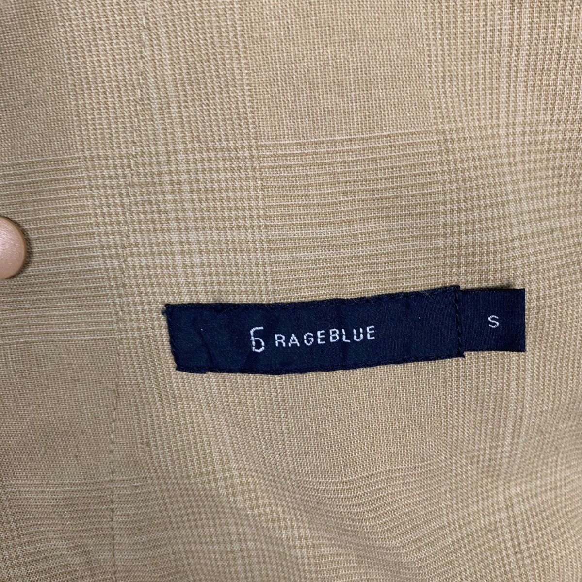 Japanese Brand 6 RAGEBLUE Checked Brown Bomber Jacket #1159-C53 Size US S / EU 44-46 / 1 - 15 Thumbnail